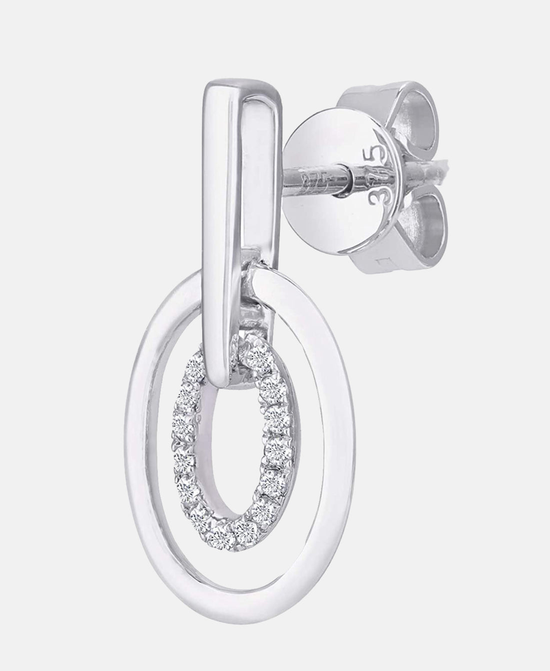 DIAMANT LETERNEL Earrings Silver