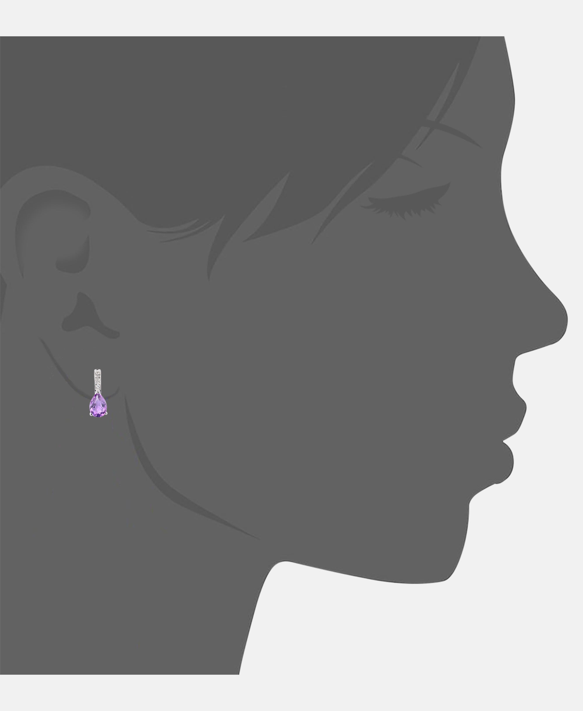 DIAMANT LETERNEL Earrings Silver