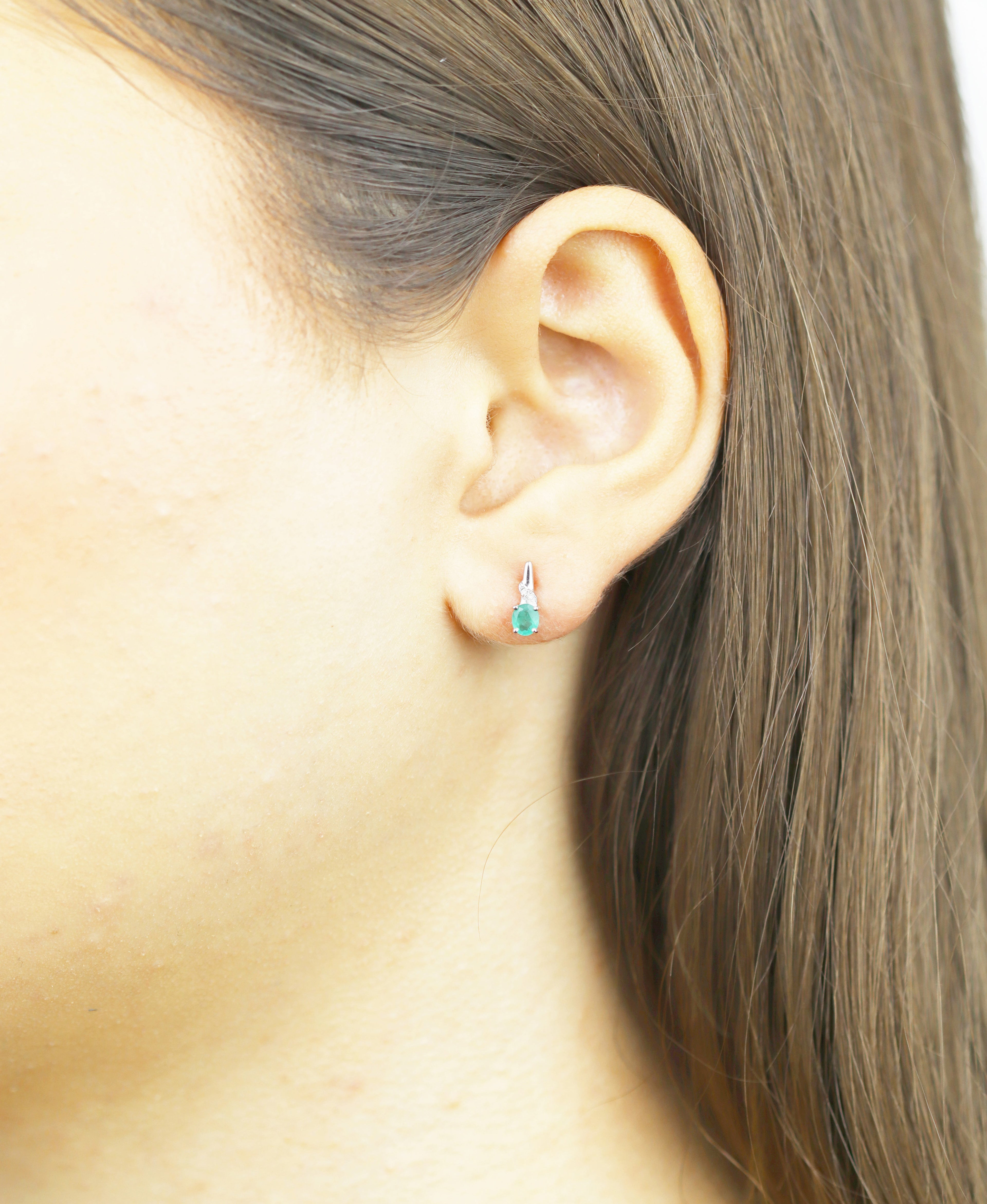 DIAMANT LETERNEL Earrings Green