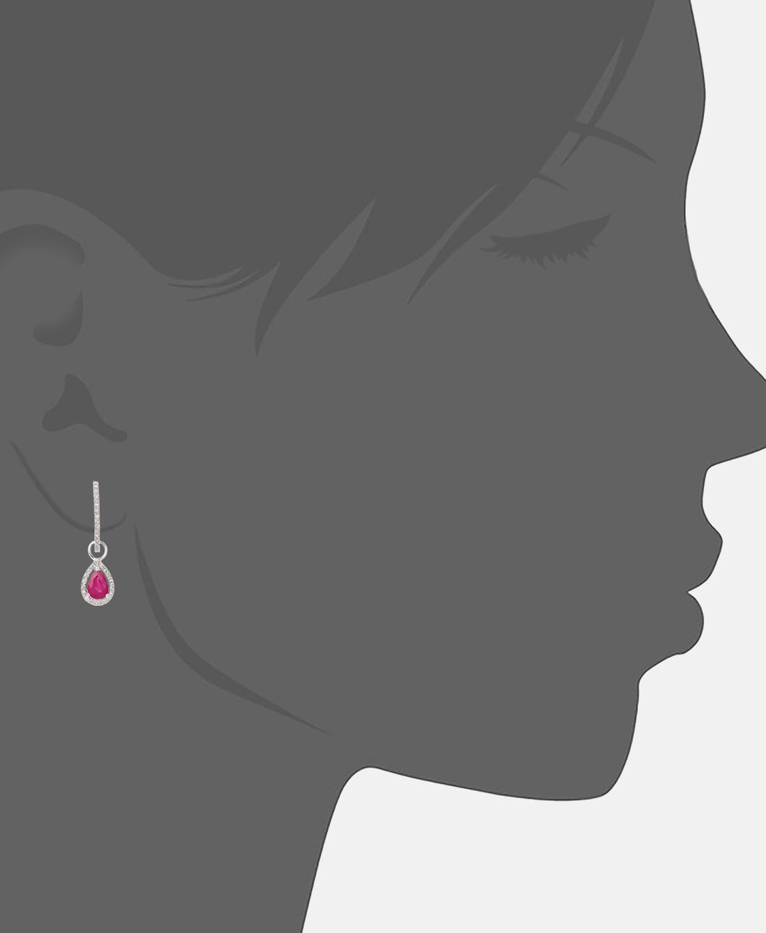 DIAMANT LETERNEL Earrings Silver