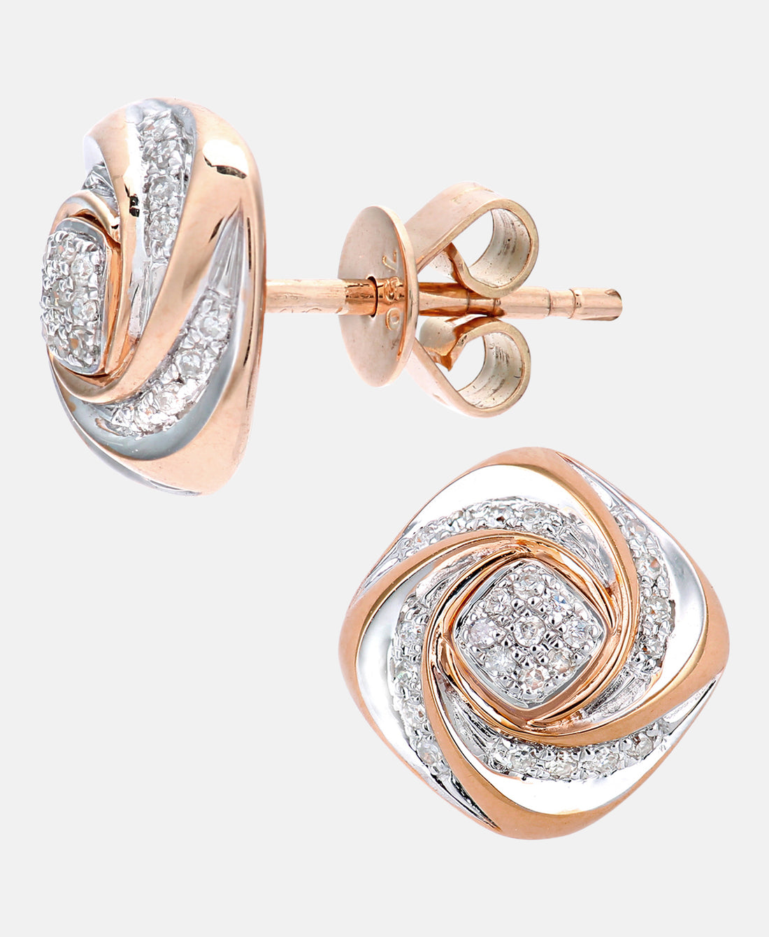 DIAMANT LETERNEL Earrings Rose
