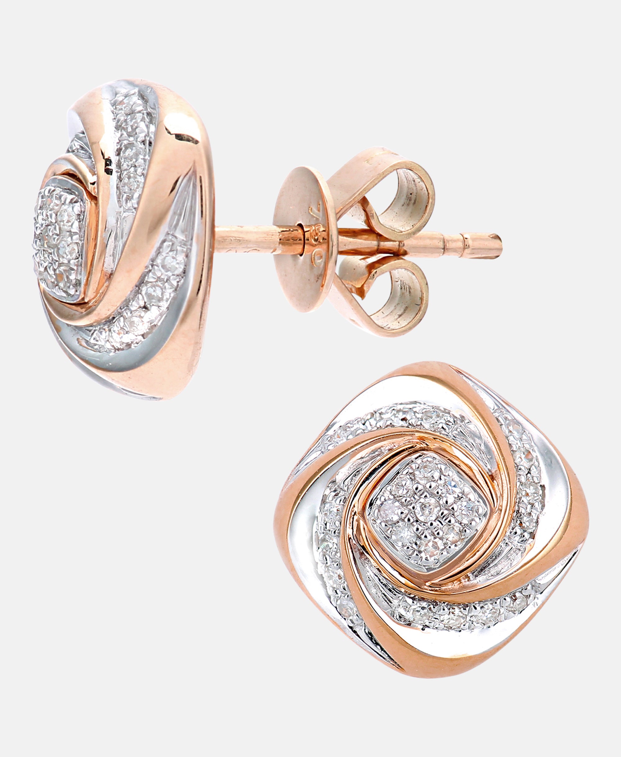 DIAMANT LETERNEL Earrings Rose