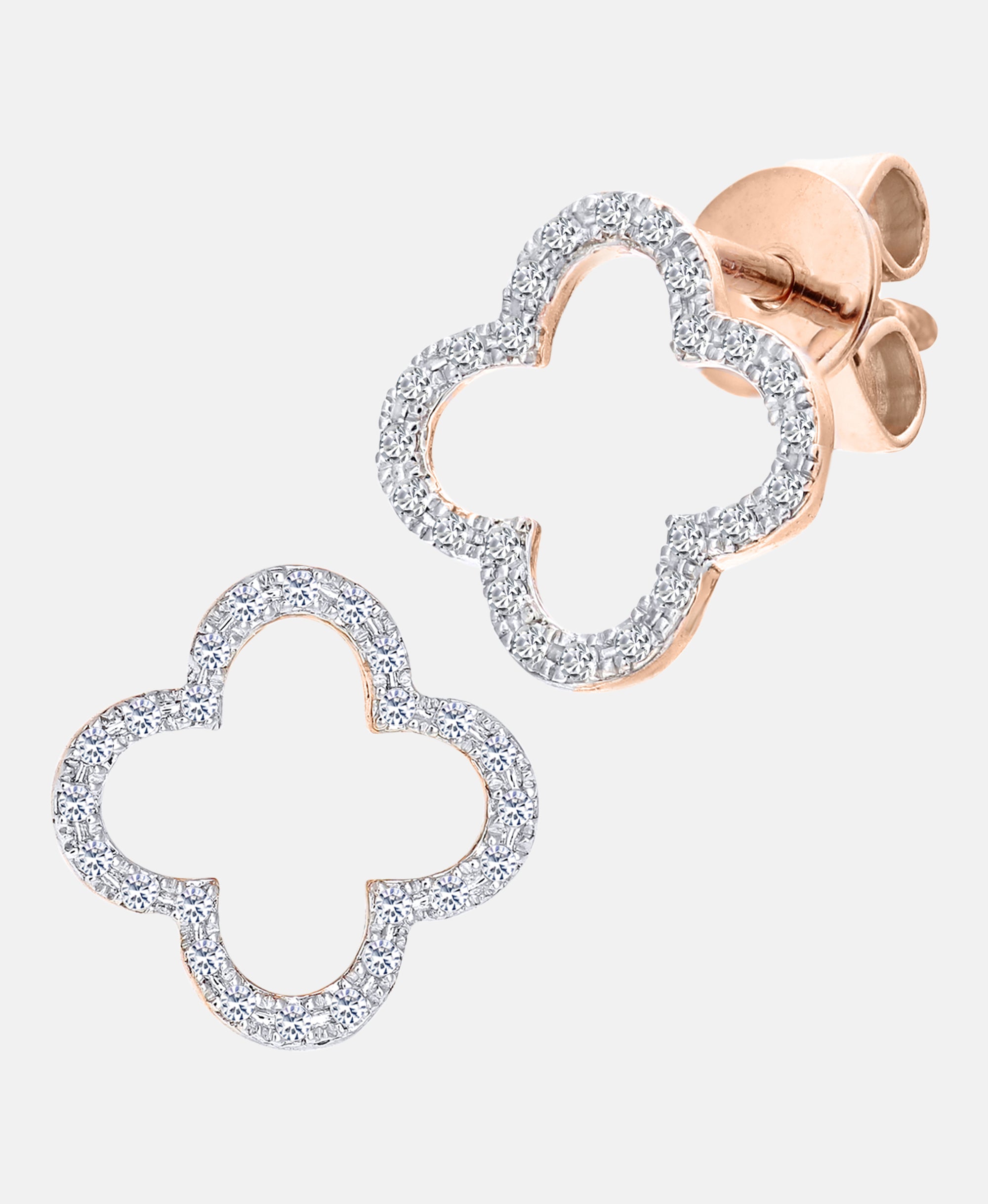 DIAMANT LETERNEL Earrings Rose gold