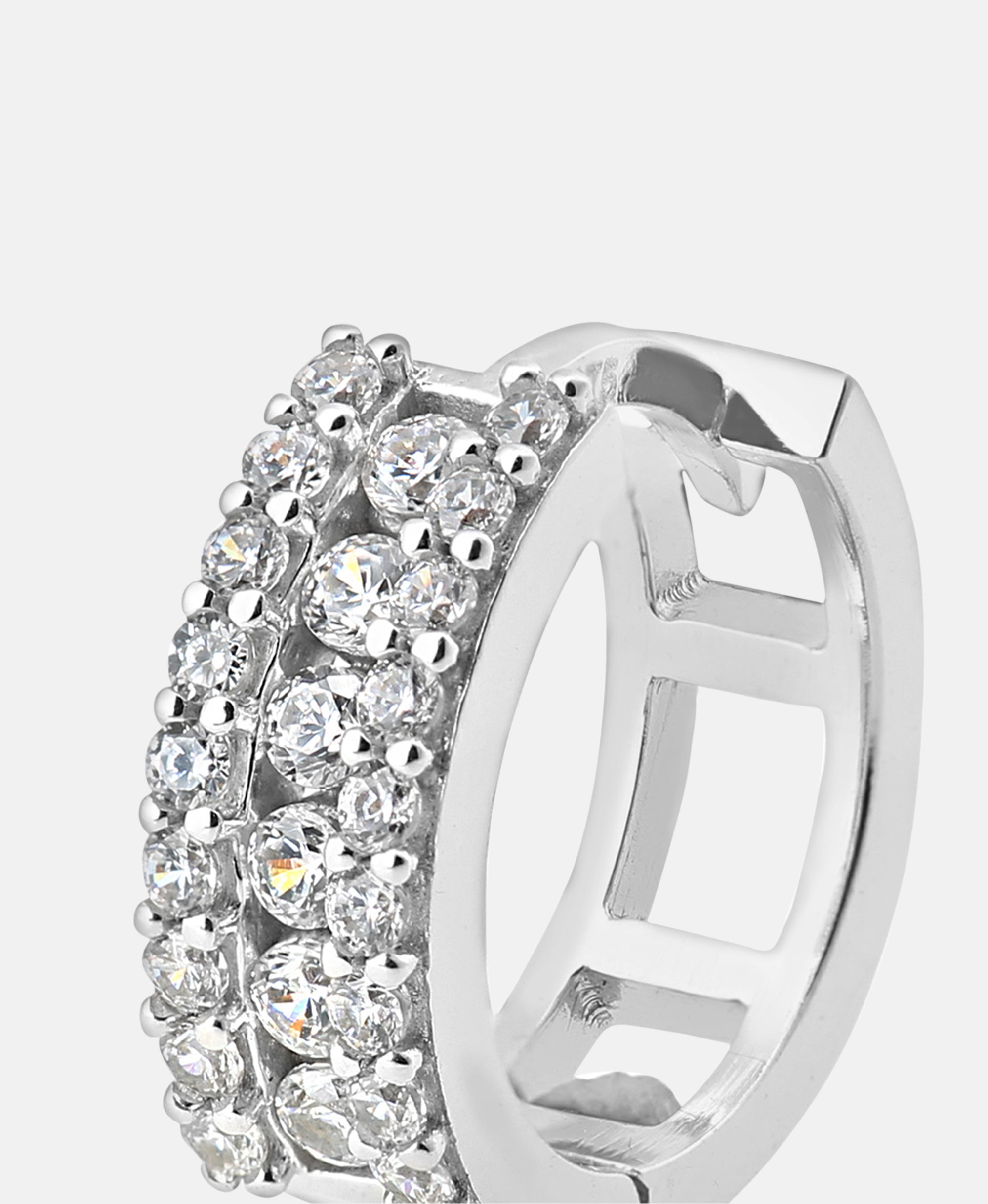 DIAMANT LETERNEL Earrings Silver