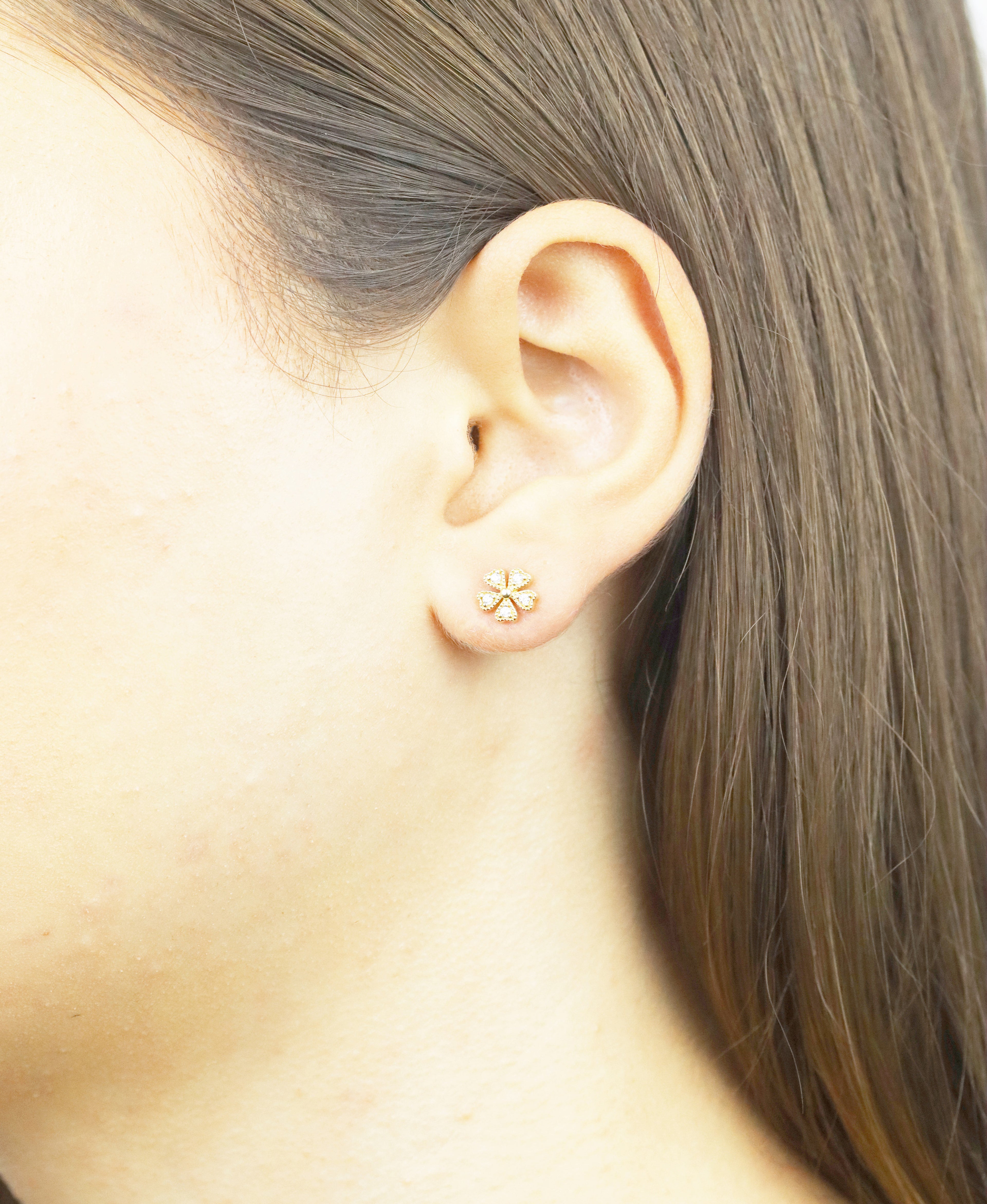 DIAMANT LETERNEL Earrings Yellow gold