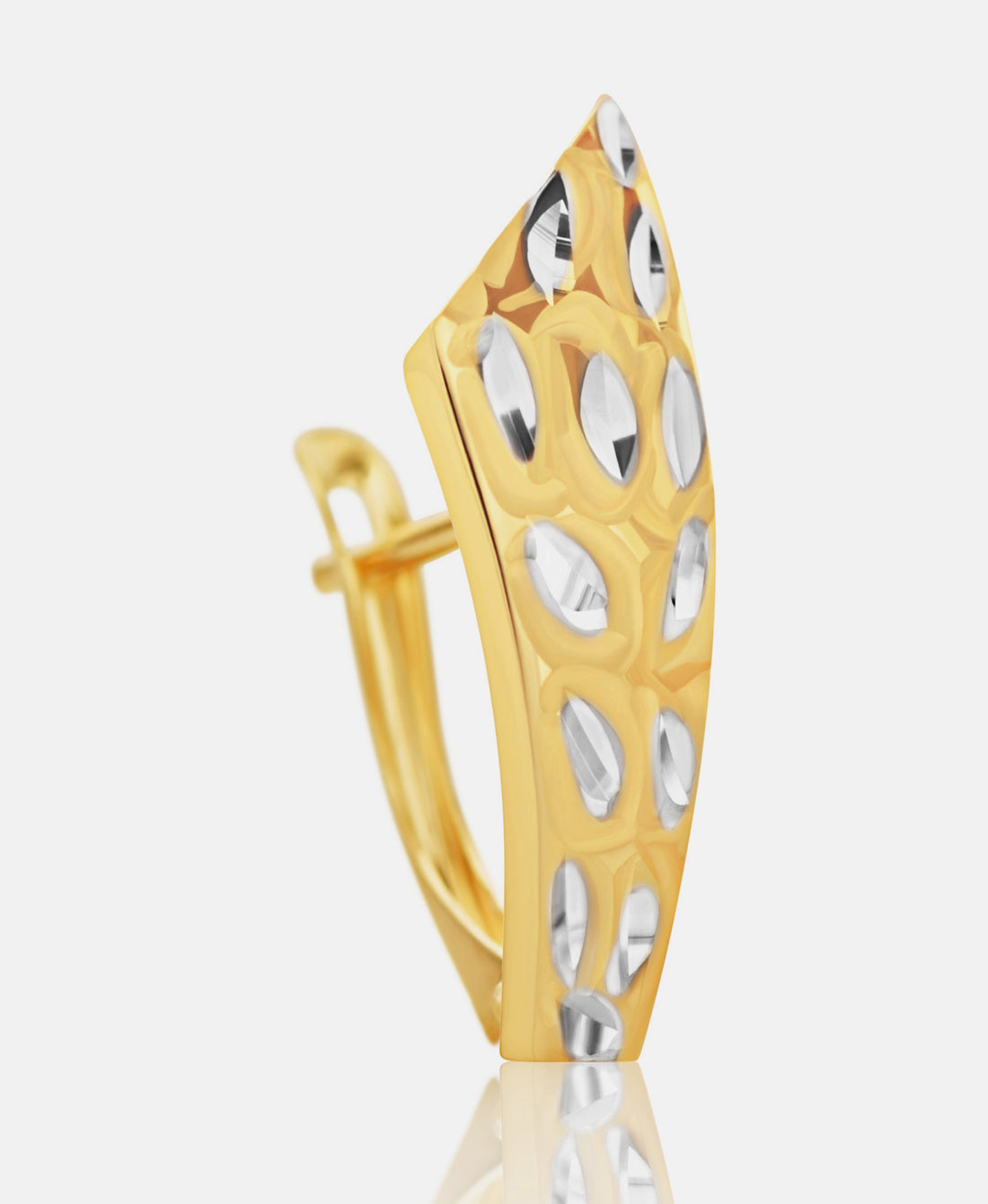 Hoop earrings in 585 (14K) Gold