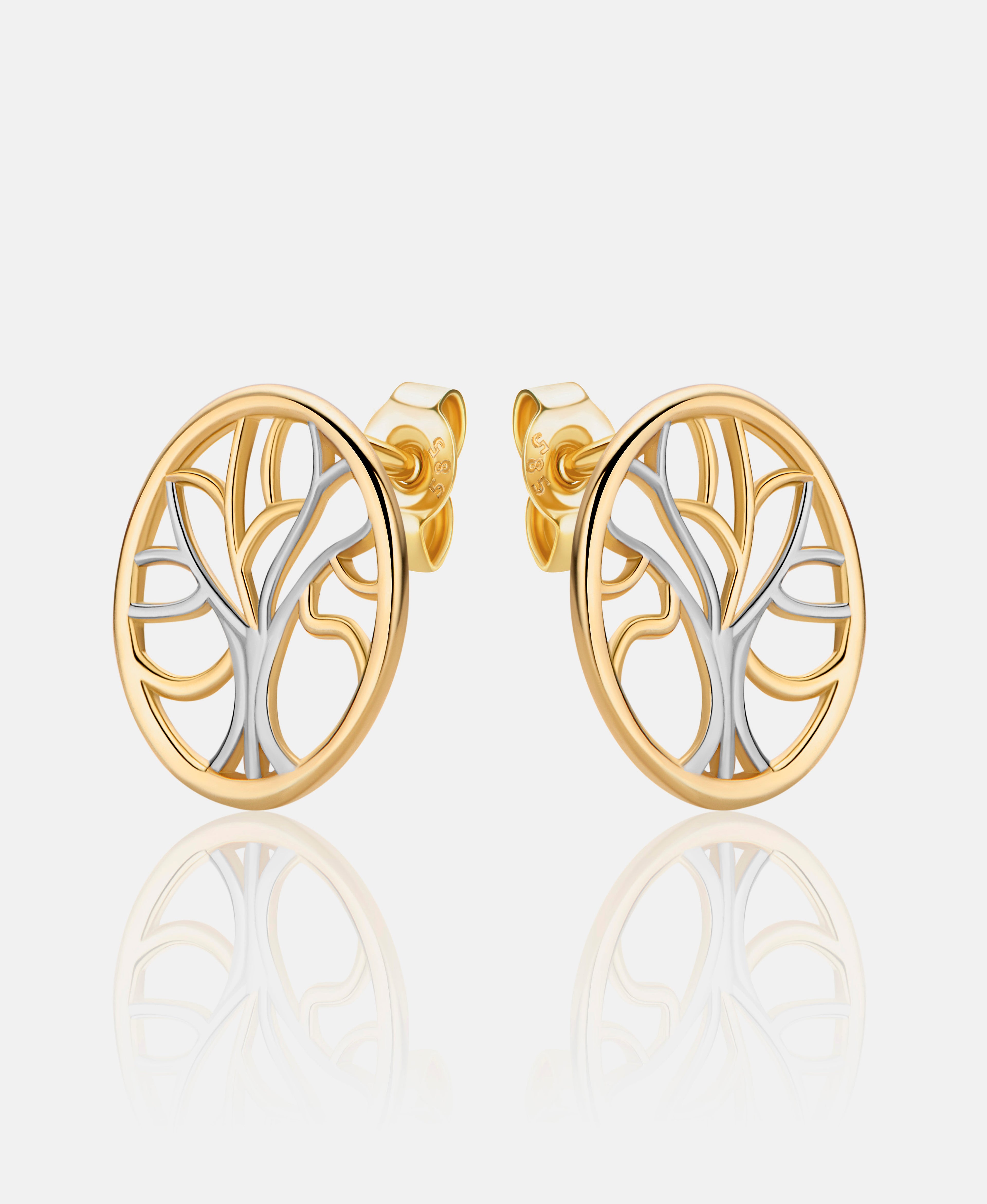 Ohrringe aus 585 Gelbgold