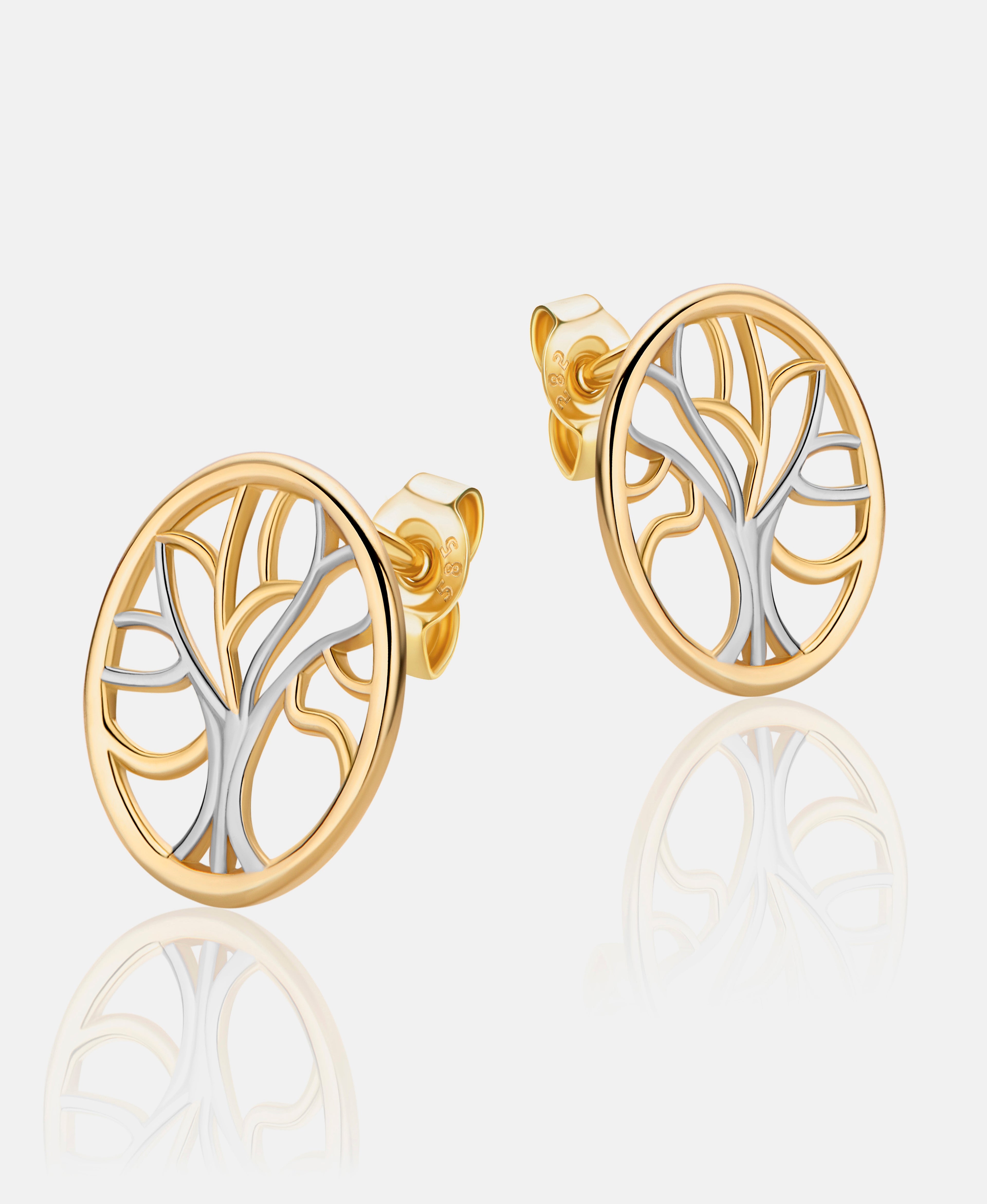Ohrringe aus 585 Gelbgold