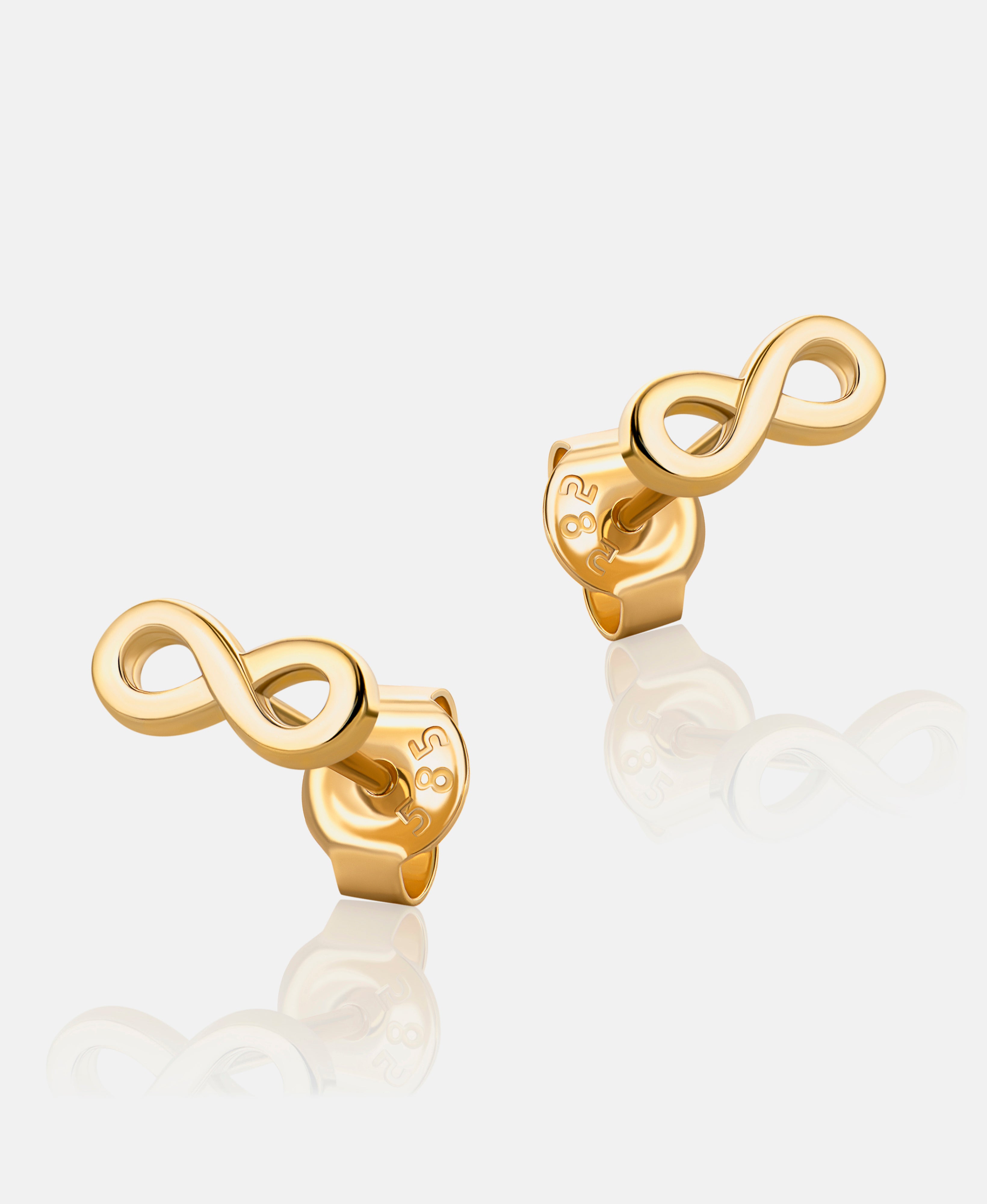 Stud earrings in 585 (14K) Yellow Gold