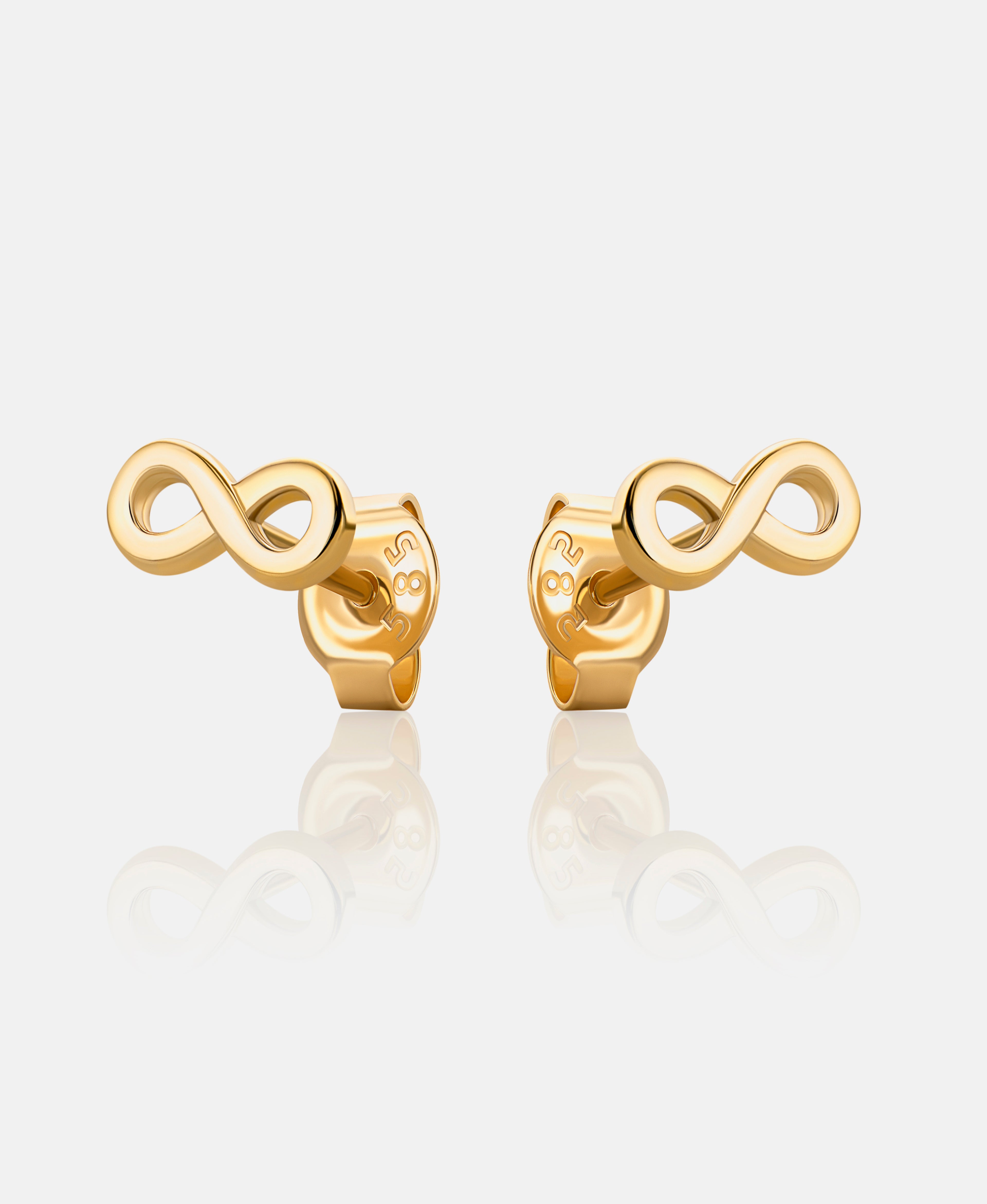 Stud earrings in 585 (14K) Yellow Gold