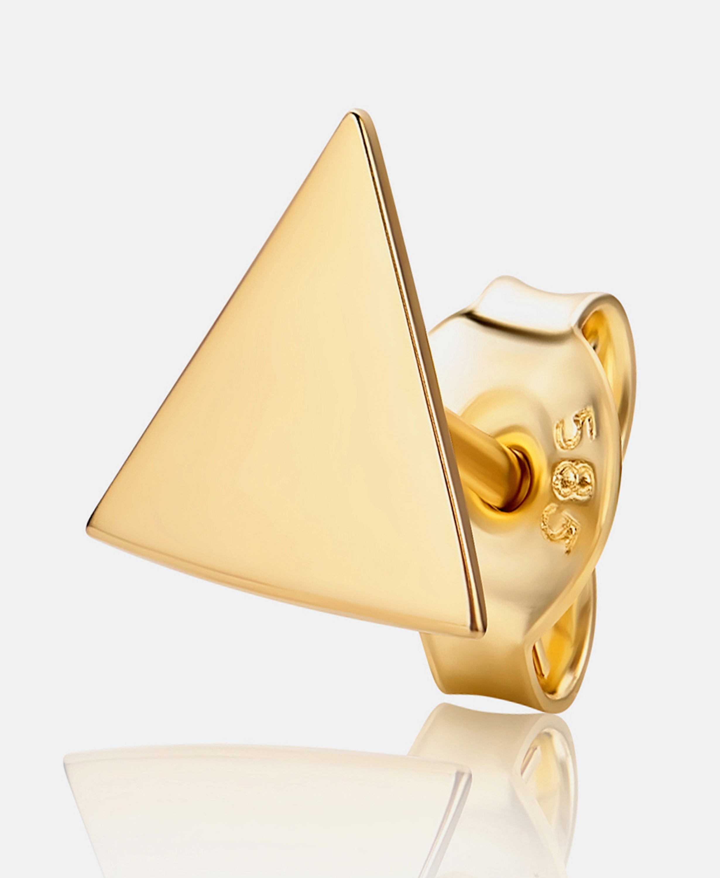 Stud earrings in 585 (14K) Yellow Gold