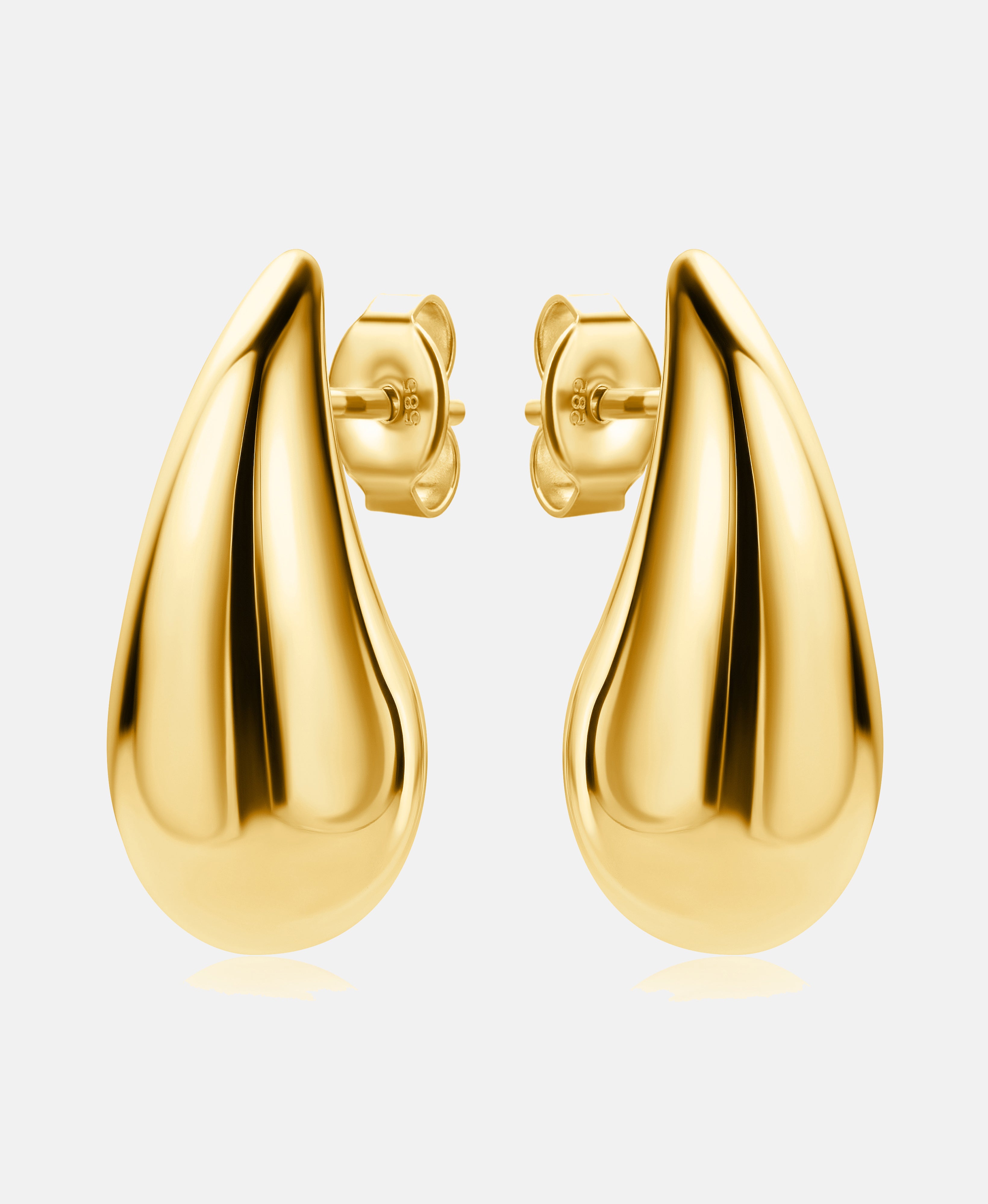 Stud earrings in 585 (14K) Yellow Gold