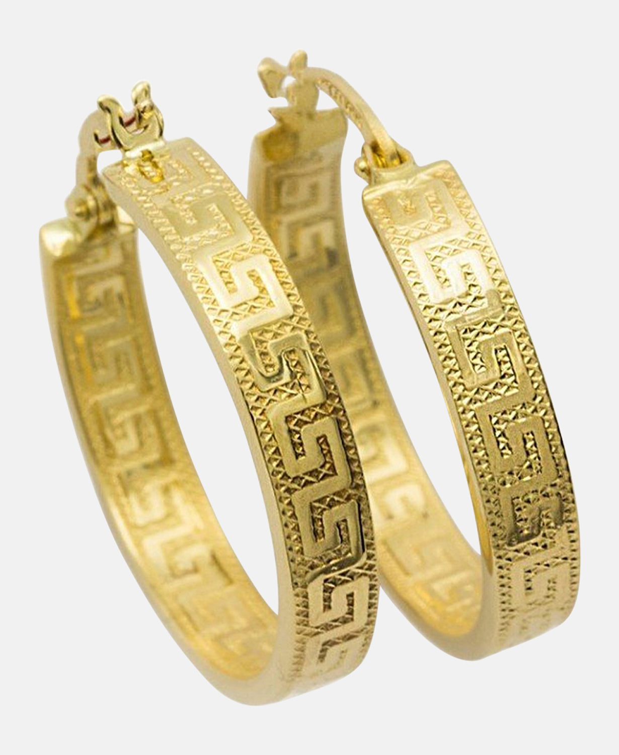 Hoop earrings in 750 (18K) Yellow Gold