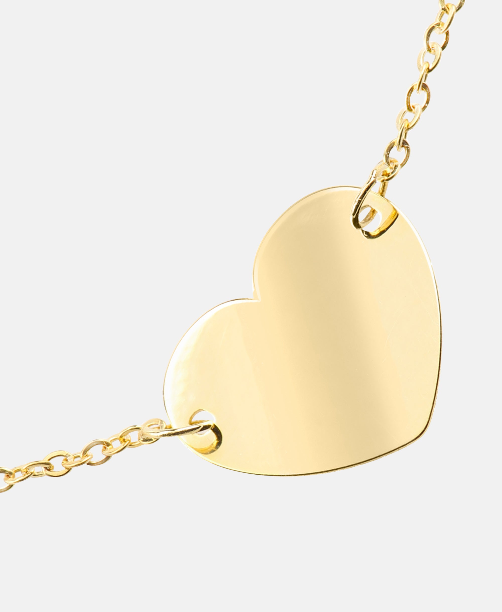 Armband aus 375 Gelbgold Herz-Design