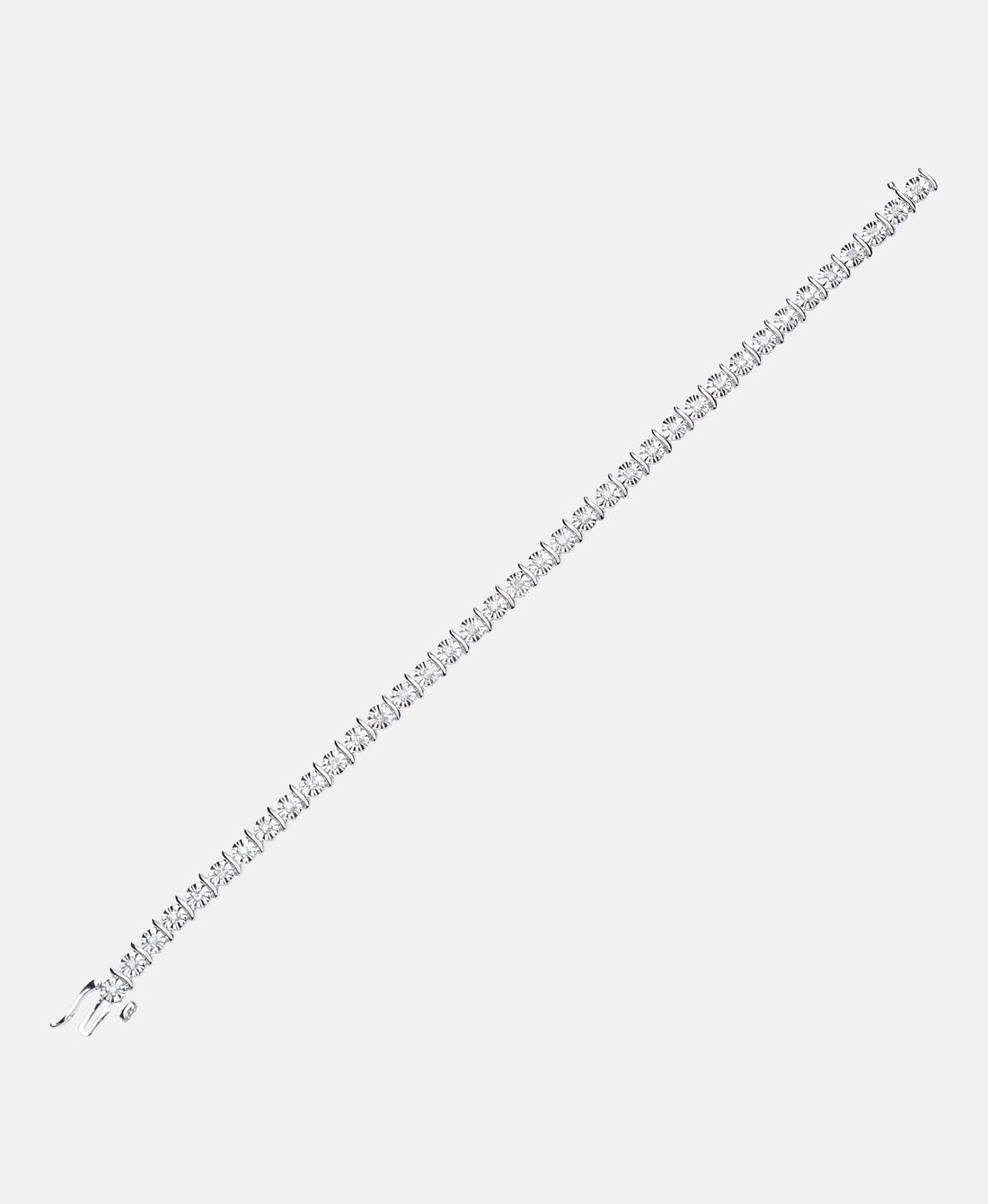 Armband aus 375 Weißgold mit 0.50 Karat Diamant