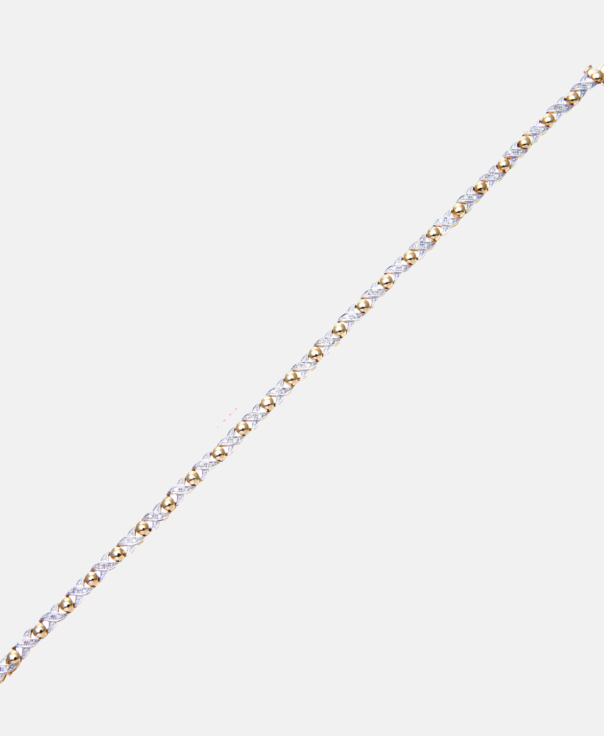 Armband aus 375 Gelbgold mit Diamant