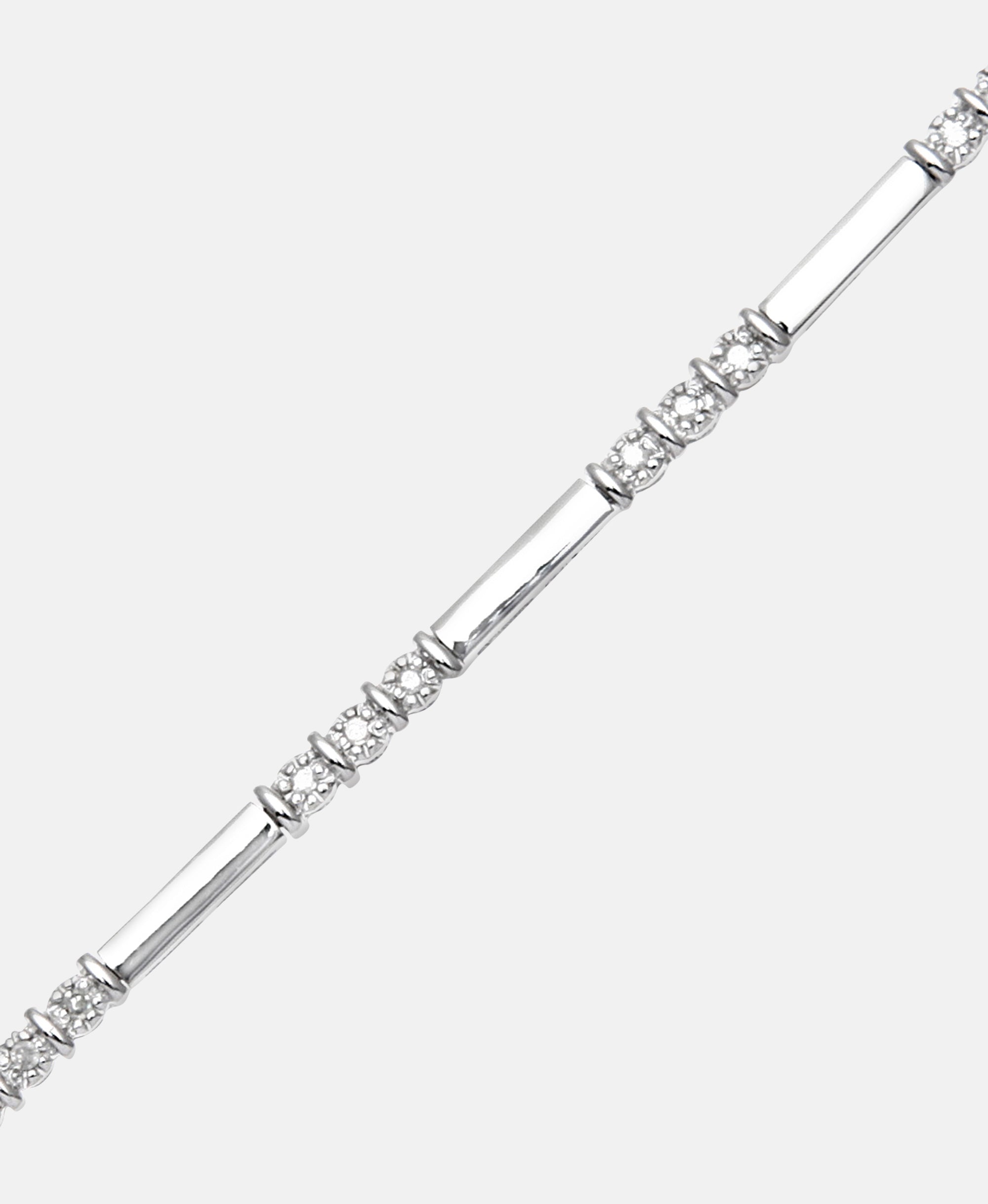 Armband aus 375 Gelbgold mit 0.25 Karat Diamant