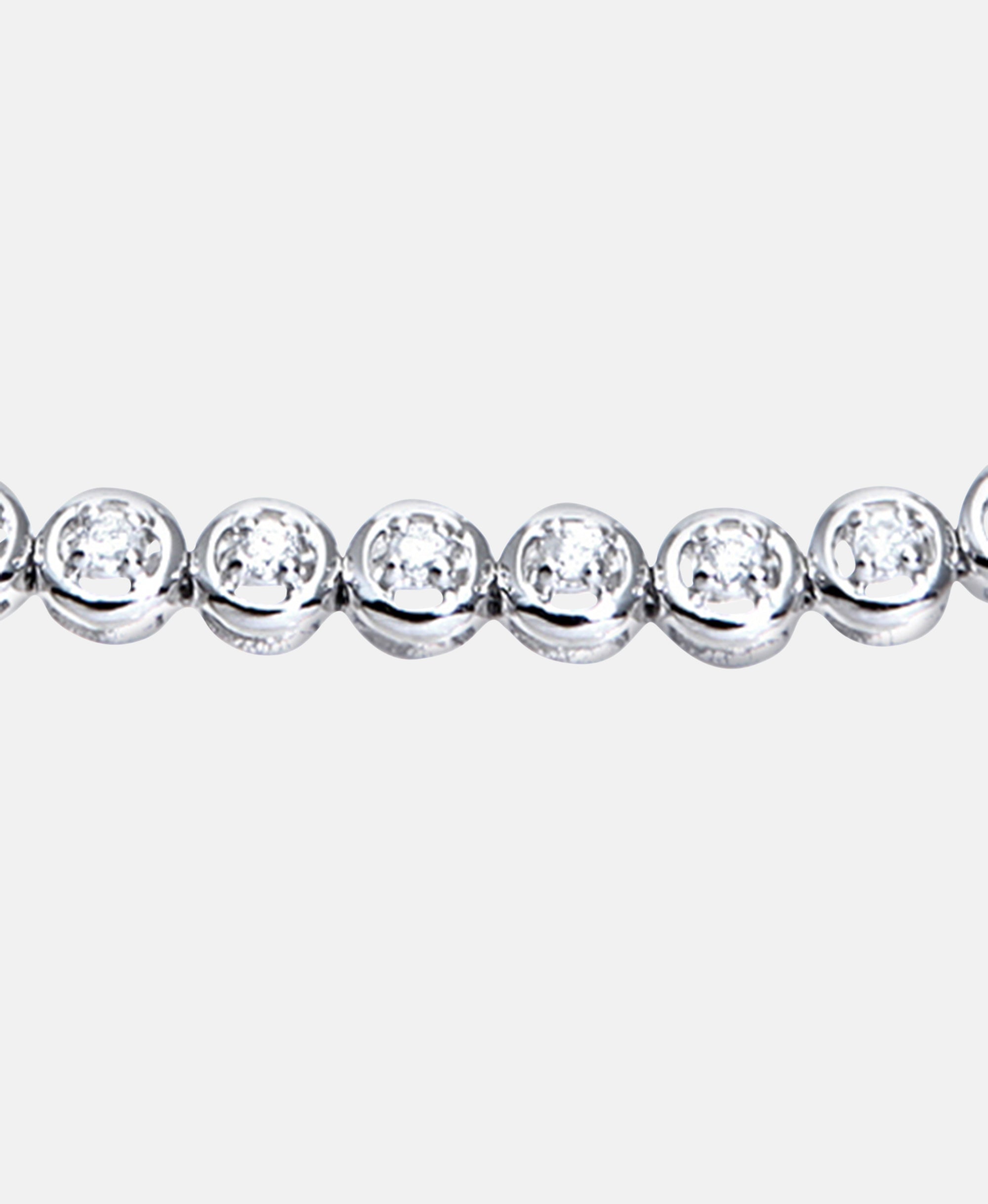 Armband aus 375 Weißgold mit 0.50 Karat Diamant