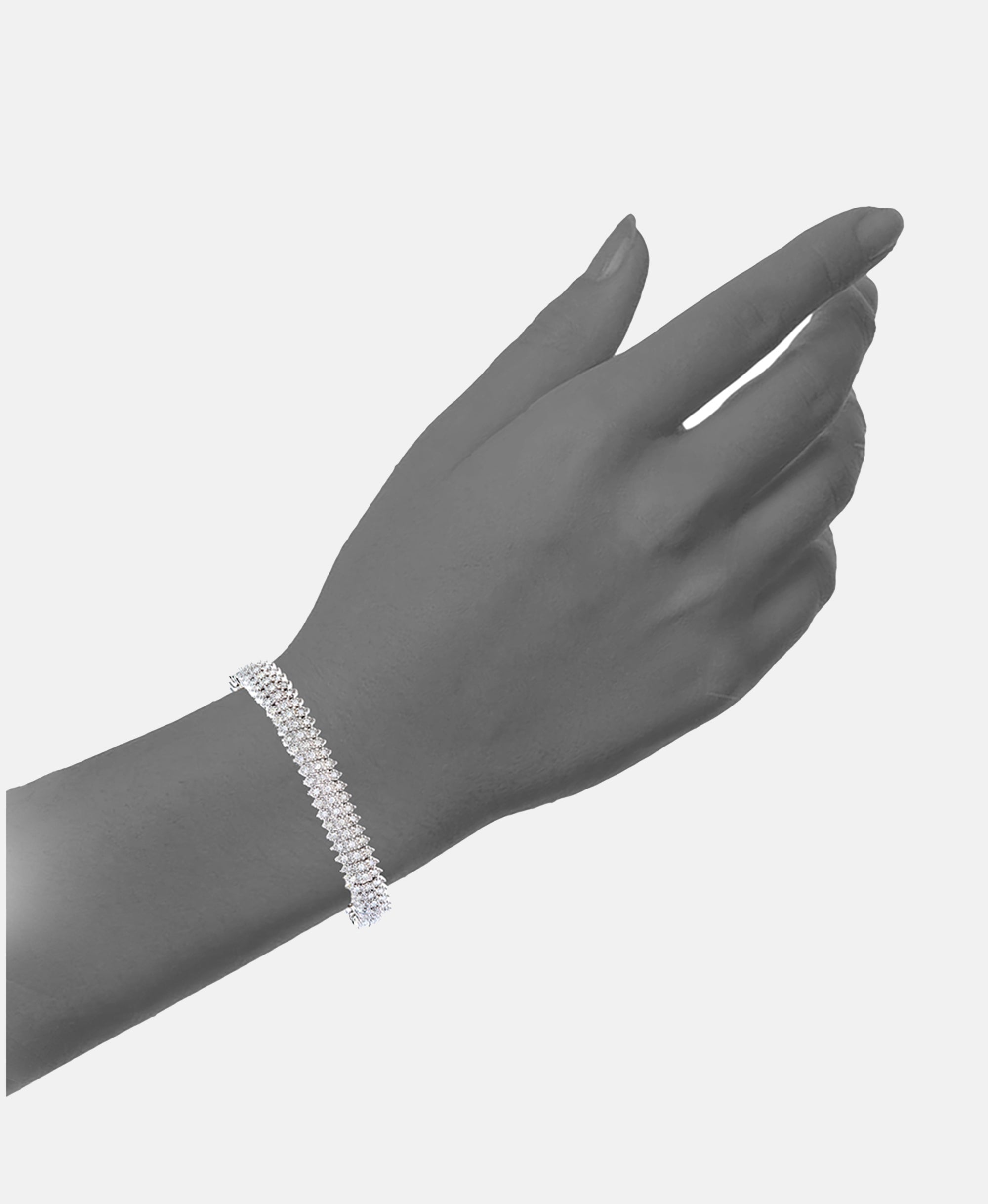 Armband aus 375 Gelbgold mit 3.00 Karat Diamant