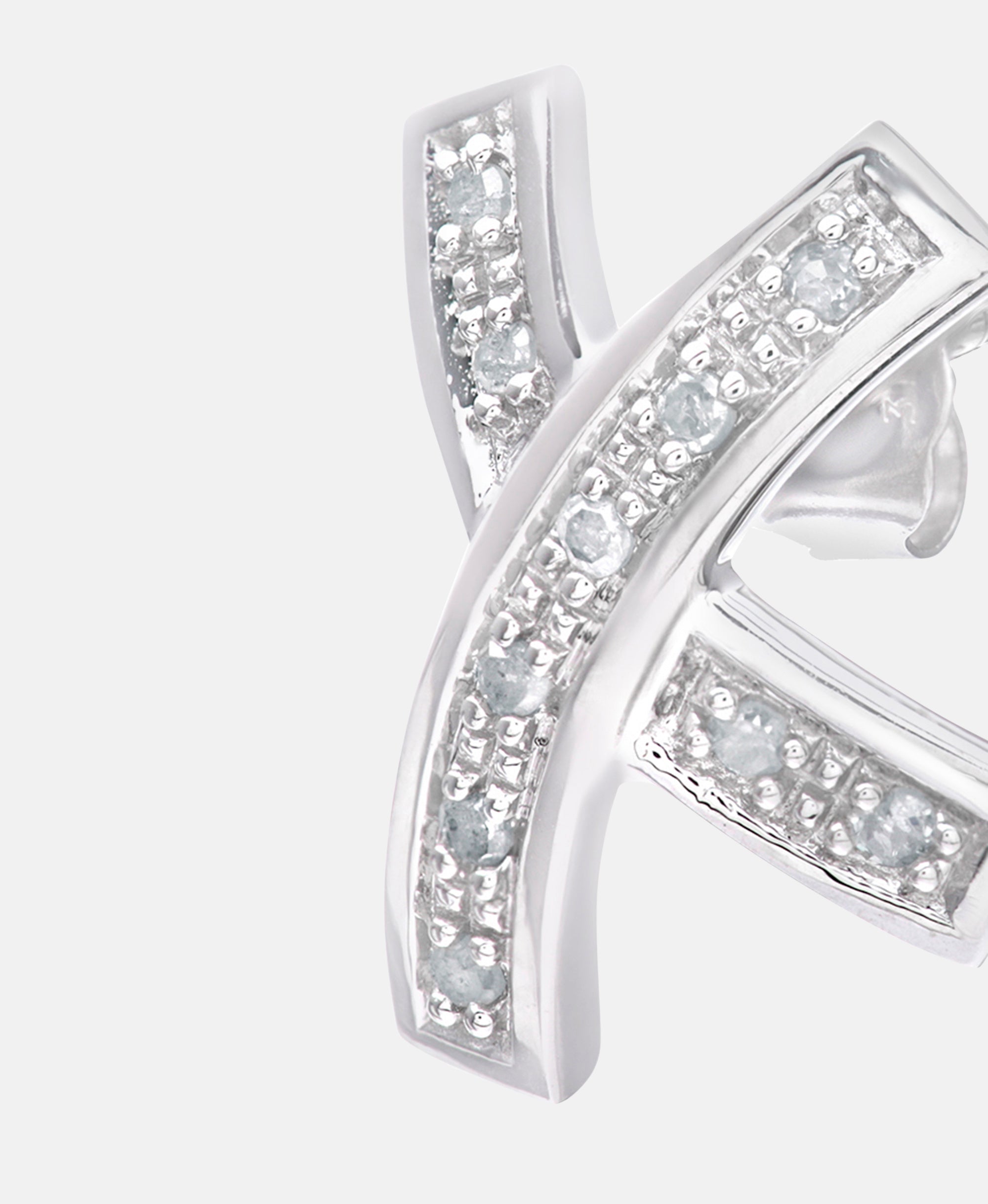 DIAMANT LETERNEL Earrings Silver