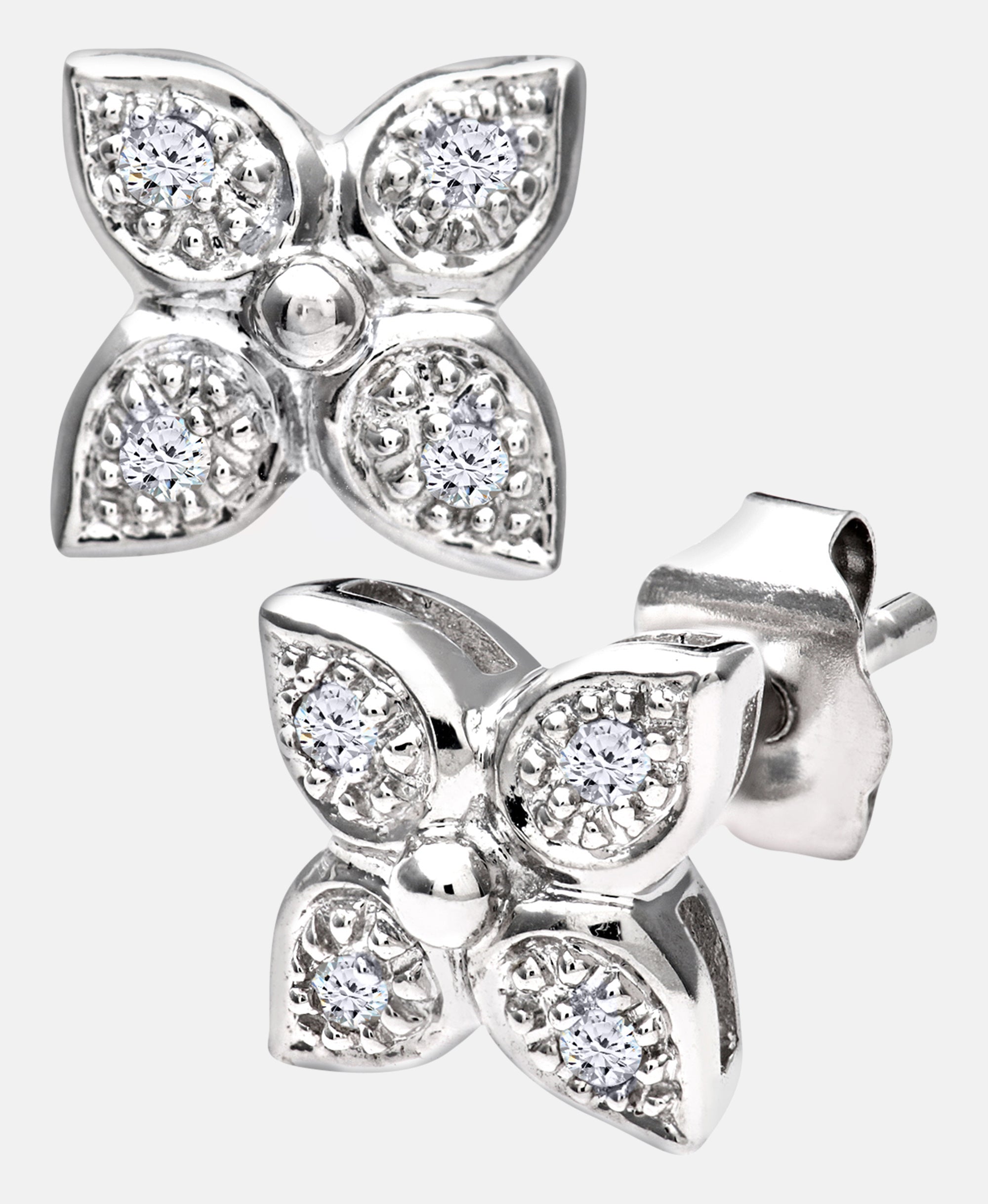 DIAMANT LETERNEL Earrings Silver