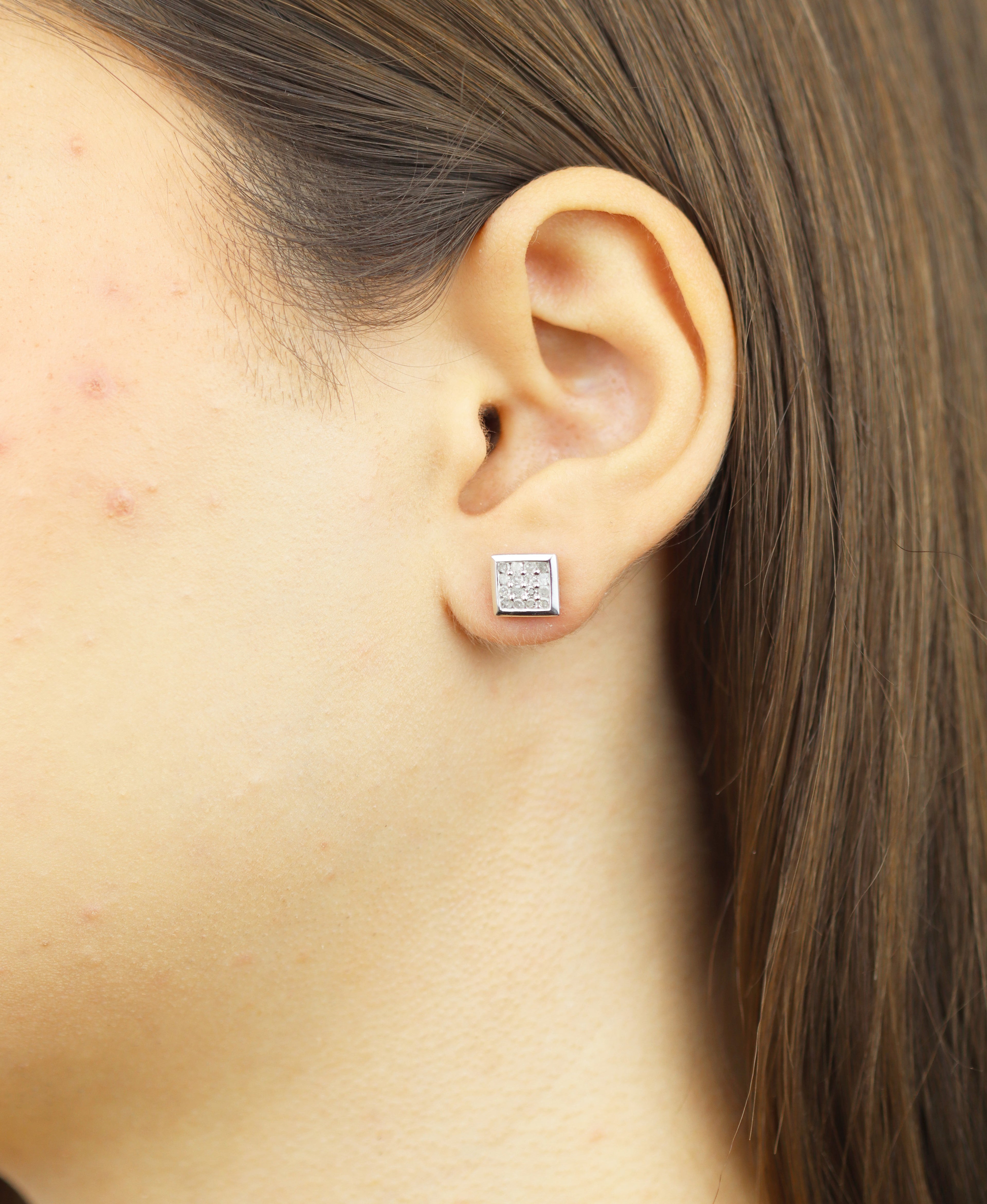 DIAMANT LETERNEL Earrings Silver