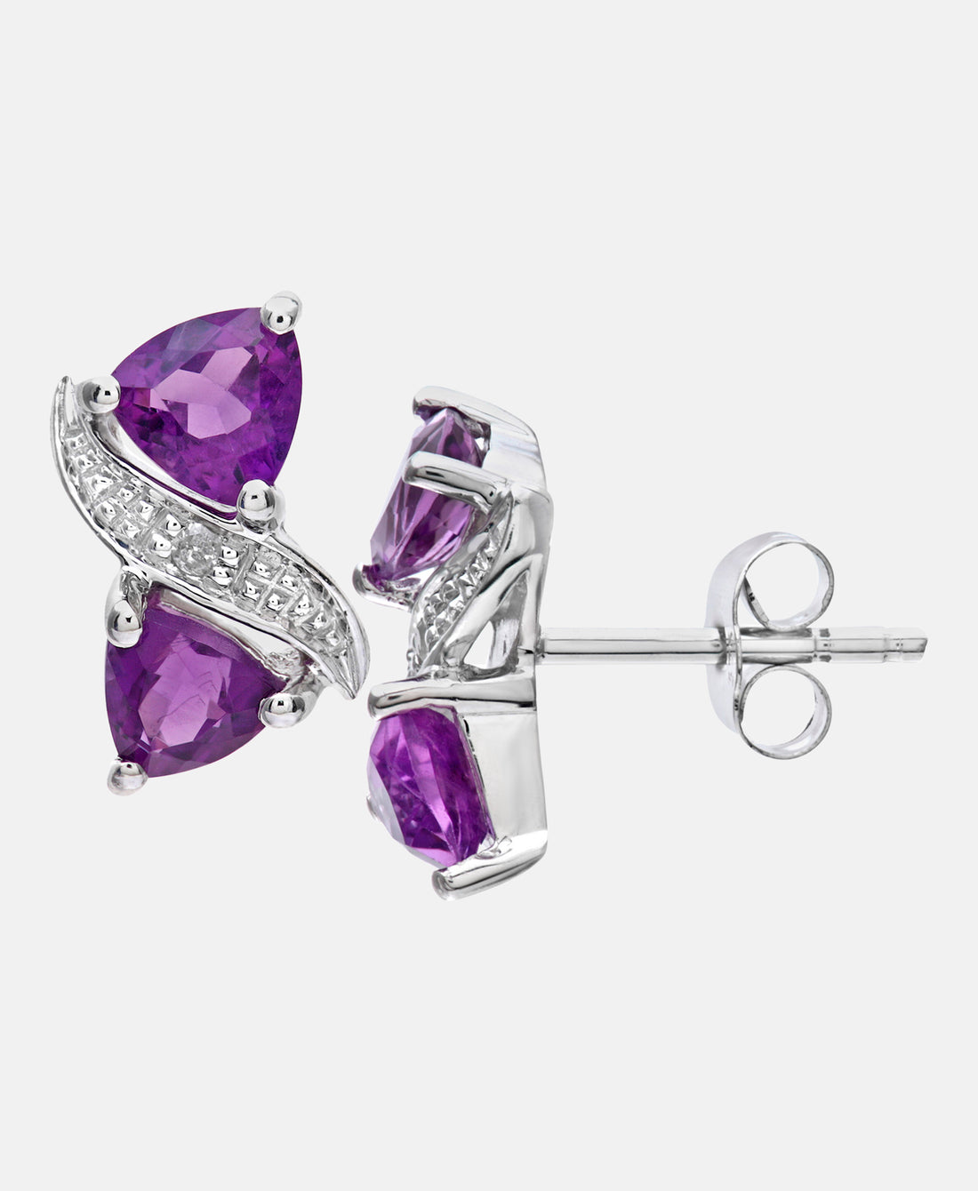 DIAMANT LETERNEL Earrings Silver