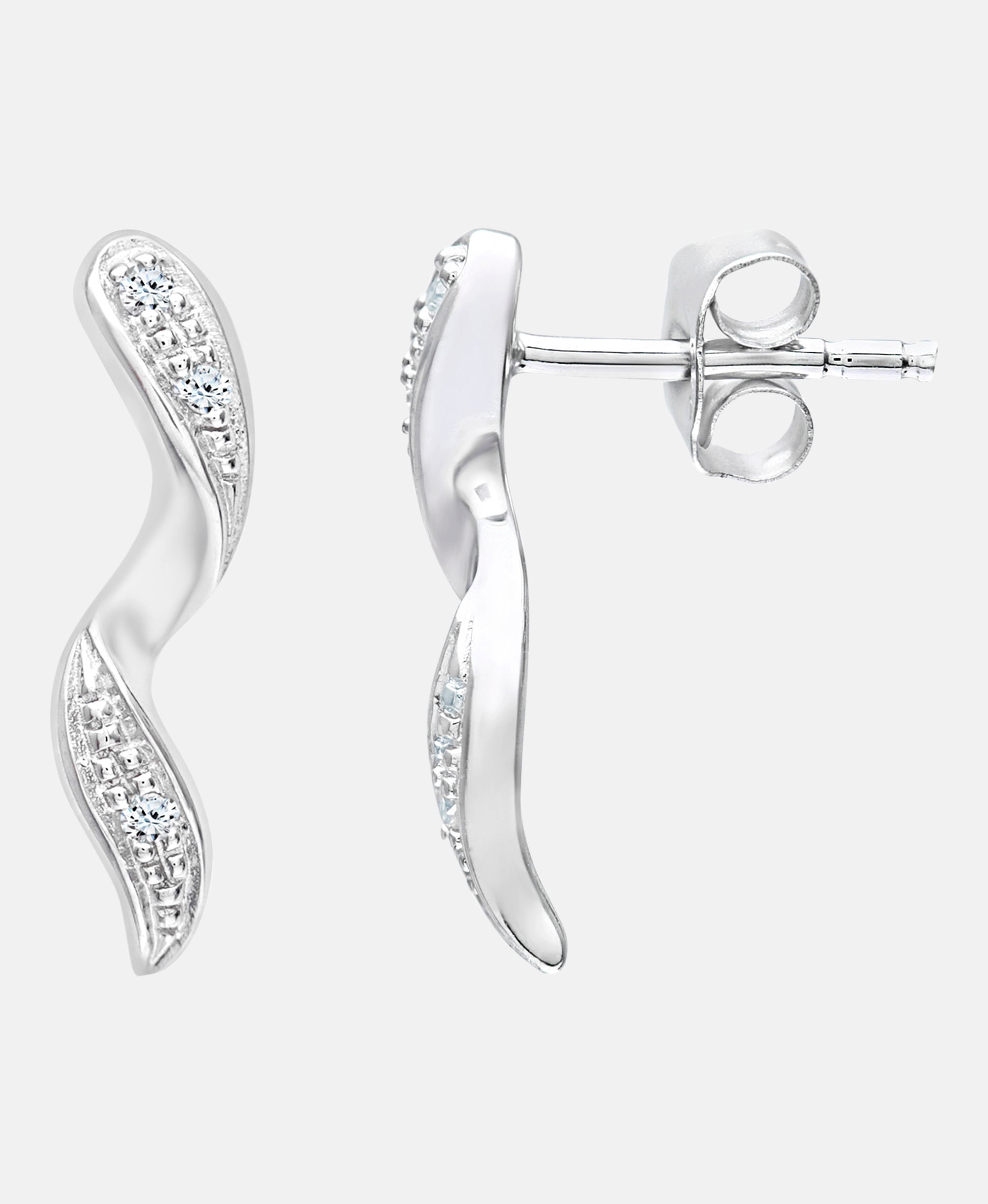 DIAMANT LETERNEL Earrings Silver