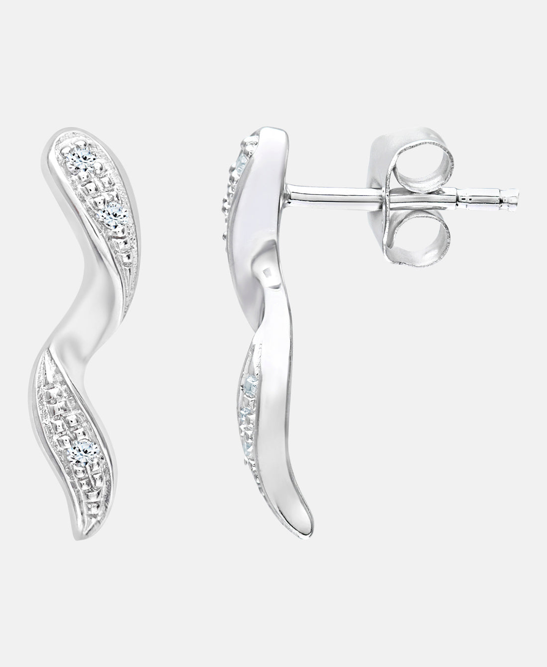 DIAMANT LETERNEL Earrings Silver