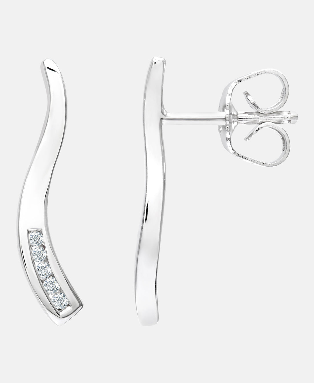 DIAMANT LETERNEL Earrings Silver