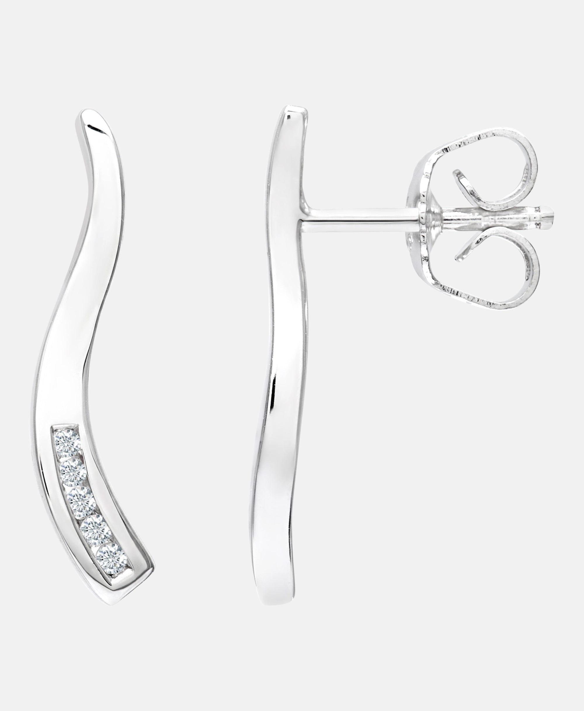DIAMANT LETERNEL Earrings Silver