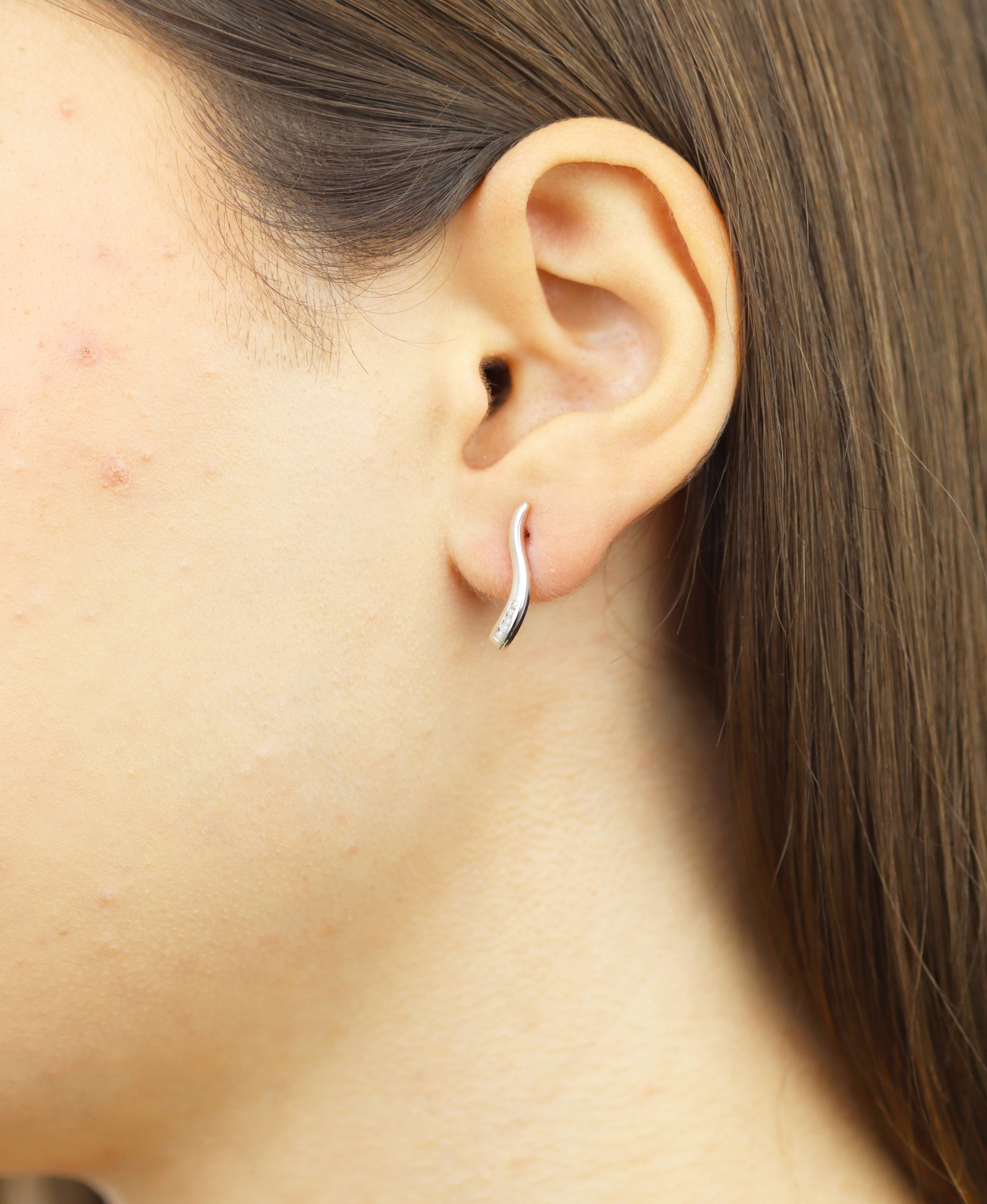 DIAMANT LETERNEL Earrings Silver