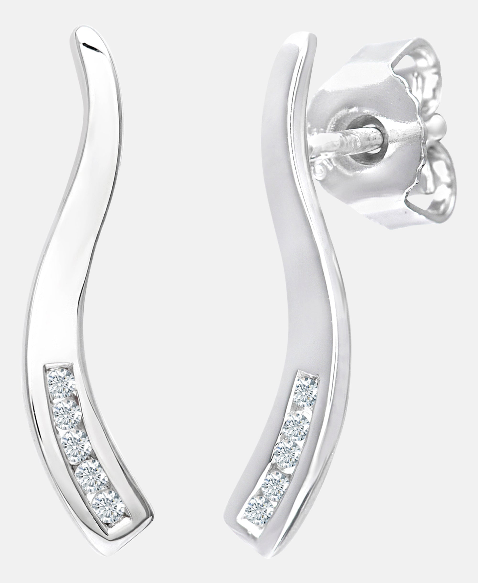 DIAMANT LETERNEL Earrings Silver
