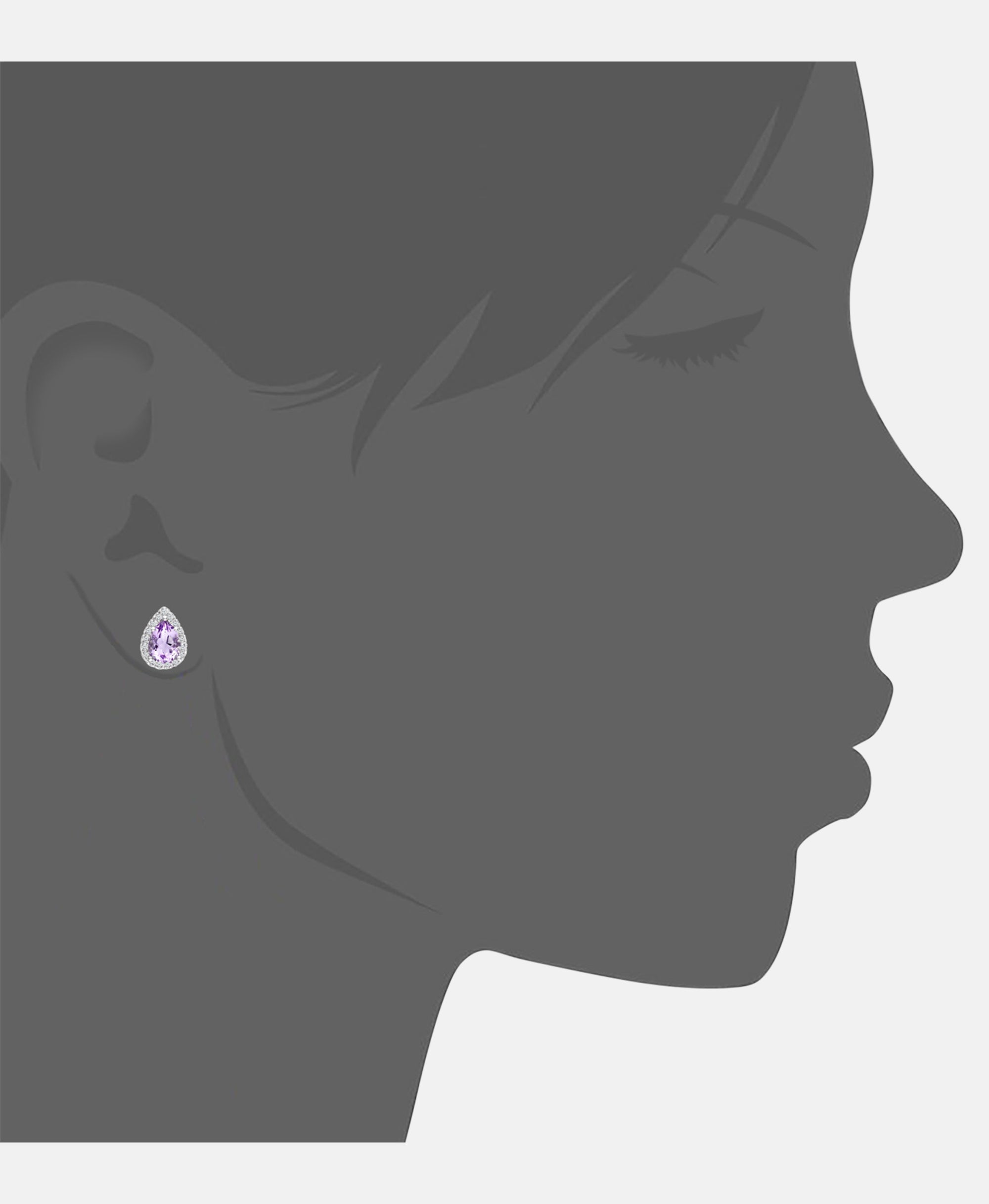 DIAMANT LETERNEL Earrings Silver