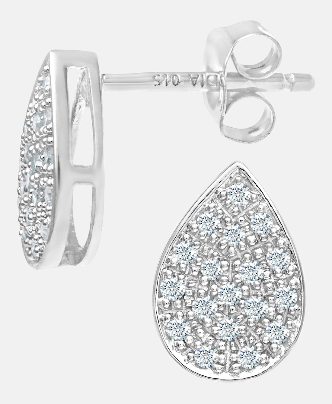 DIAMANT LETERNEL Earrings Silver