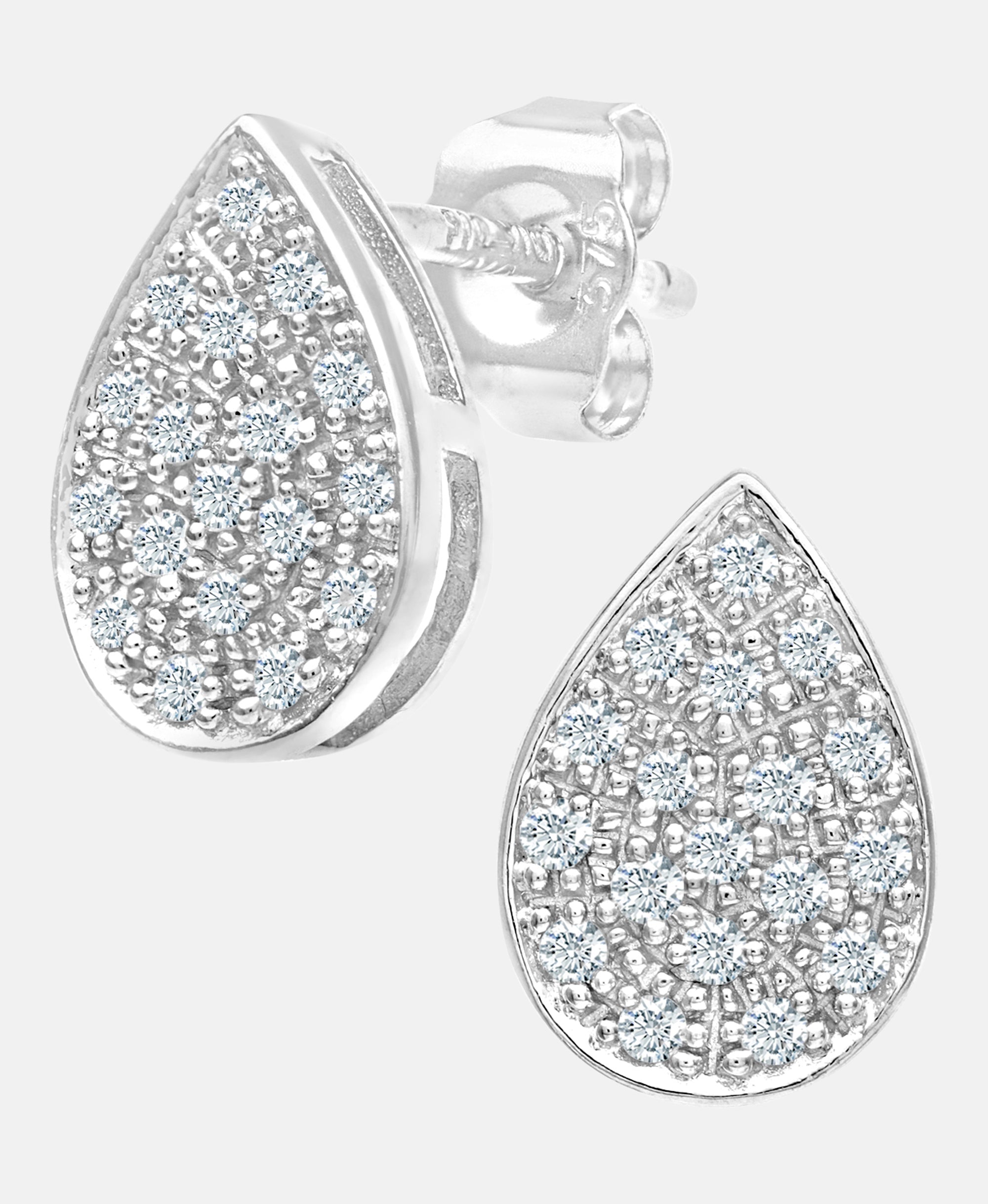 DIAMANT LETERNEL Earrings Silver
