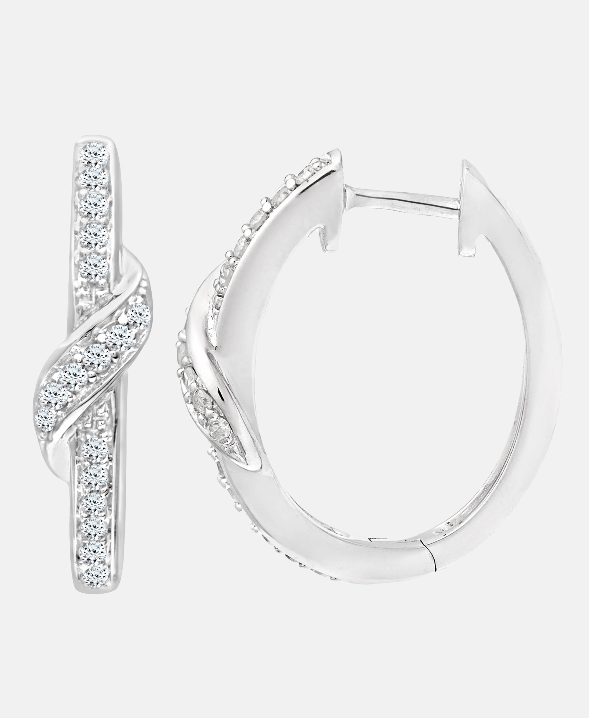 DIAMANT LETERNEL Earrings Silver