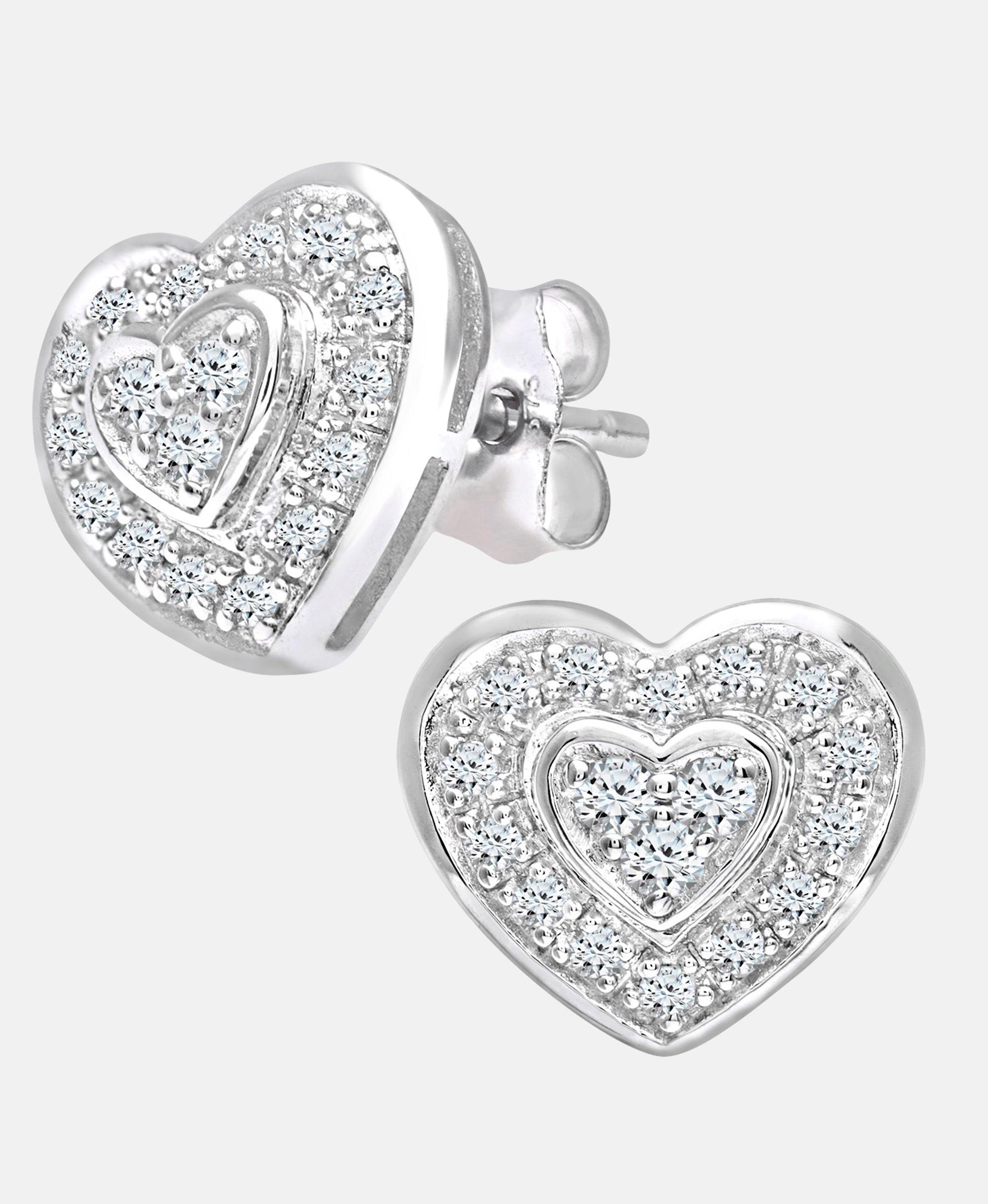 DIAMANT LETERNEL Earrings Silver