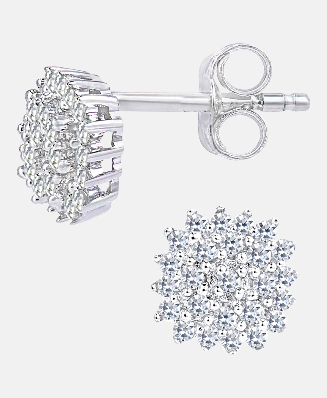 DIAMANT LETERNEL Earrings Silver