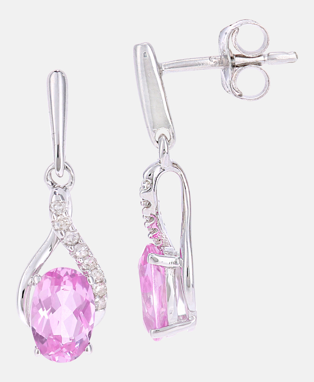 DIAMANT LETERNEL Earrings Silver
