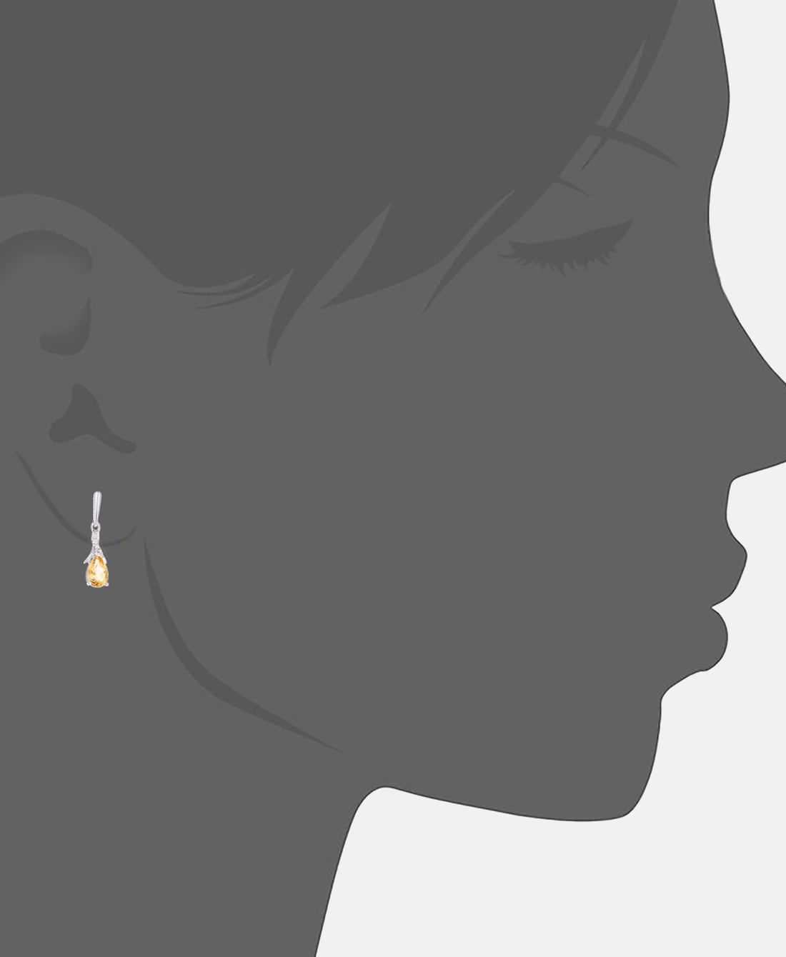 DIAMANT LETERNEL Earrings Silver