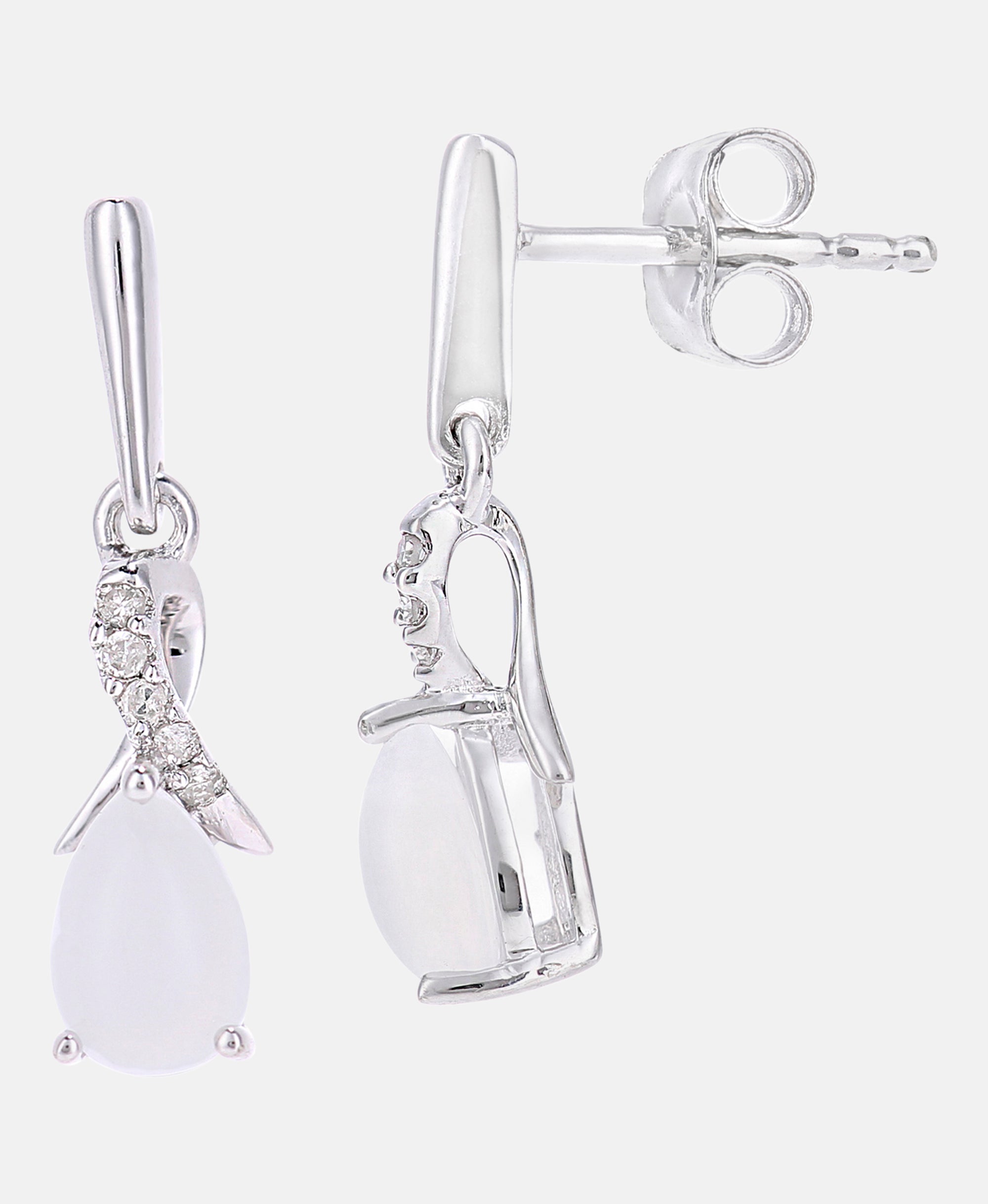 DIAMANT LETERNEL Earrings Silver