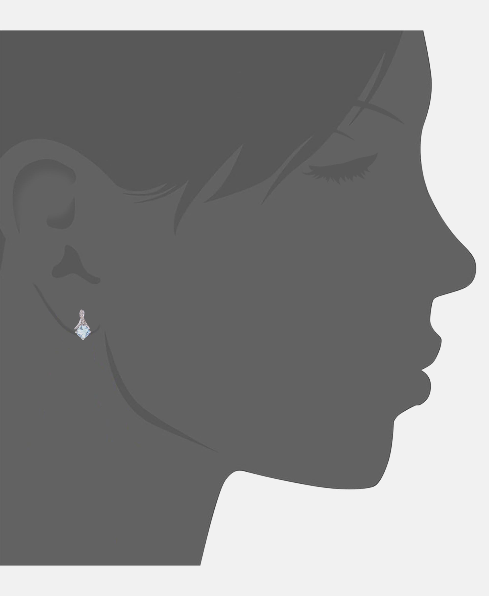 DIAMANT LETERNEL Earrings Silver