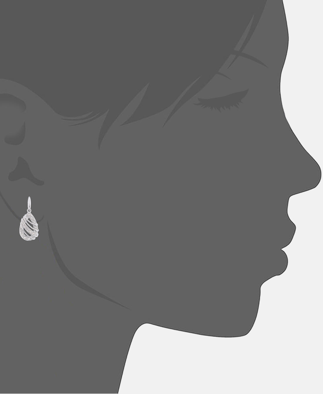 DIAMANT LETERNEL Earrings Silver