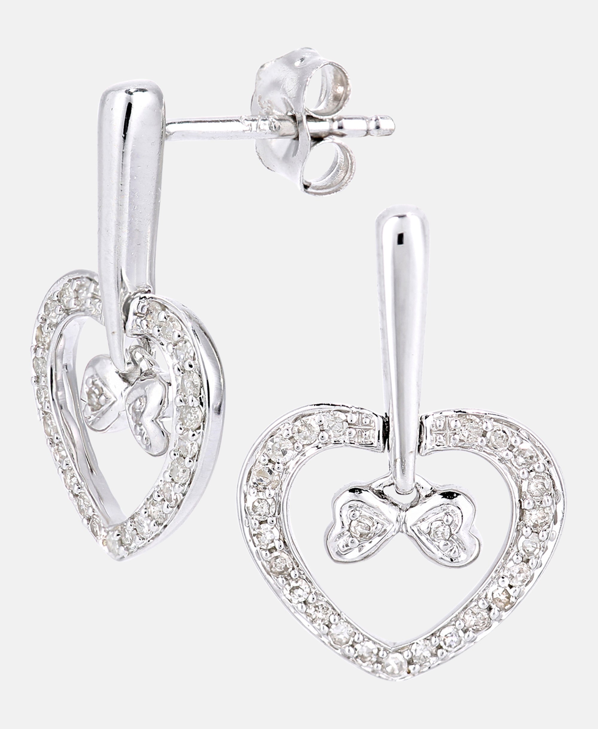 DIAMANT LETERNEL Earrings Silver