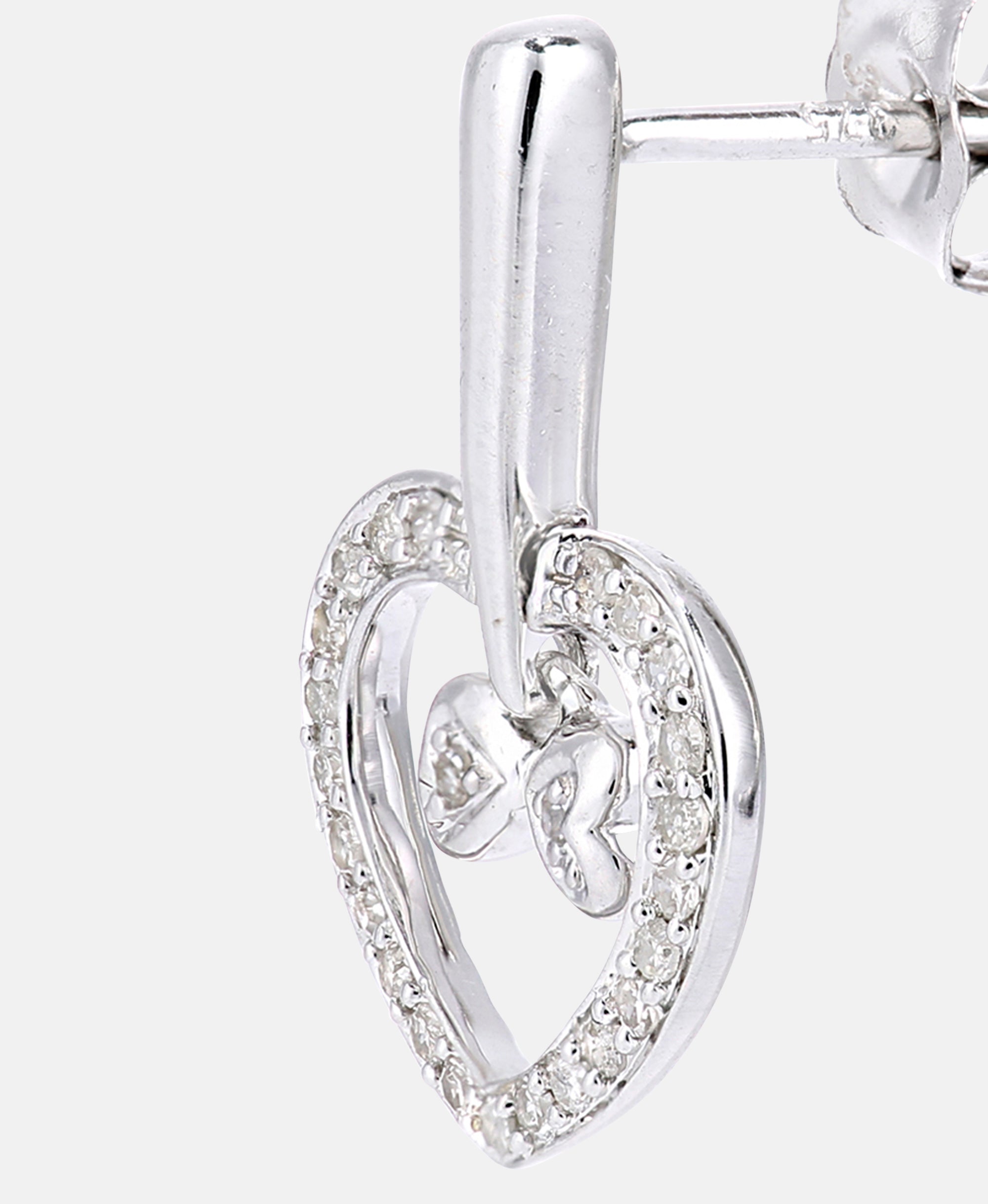 DIAMANT LETERNEL Earrings Silver