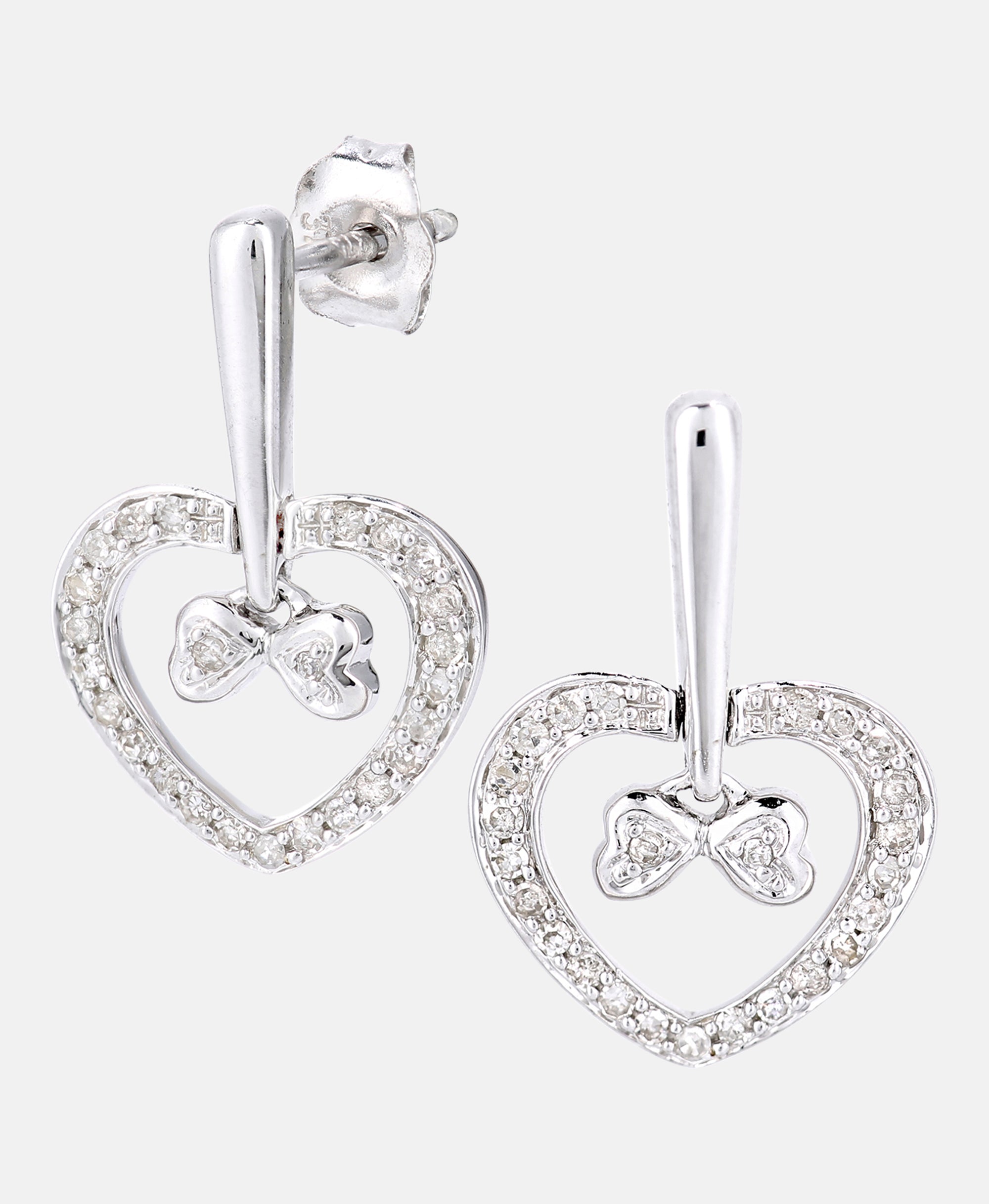DIAMANT LETERNEL Earrings Silver
