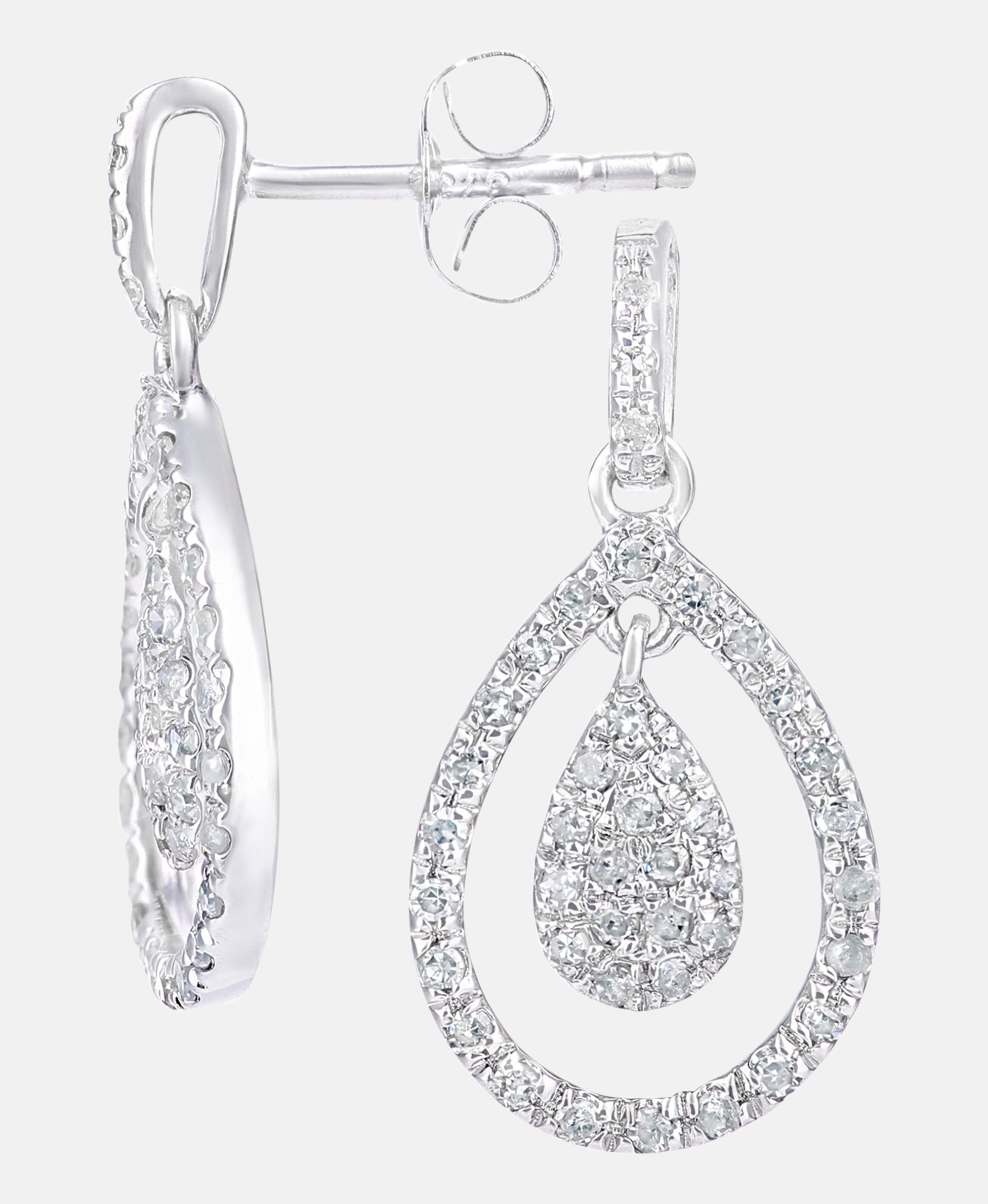 DIAMANT LETERNEL Earrings Silver