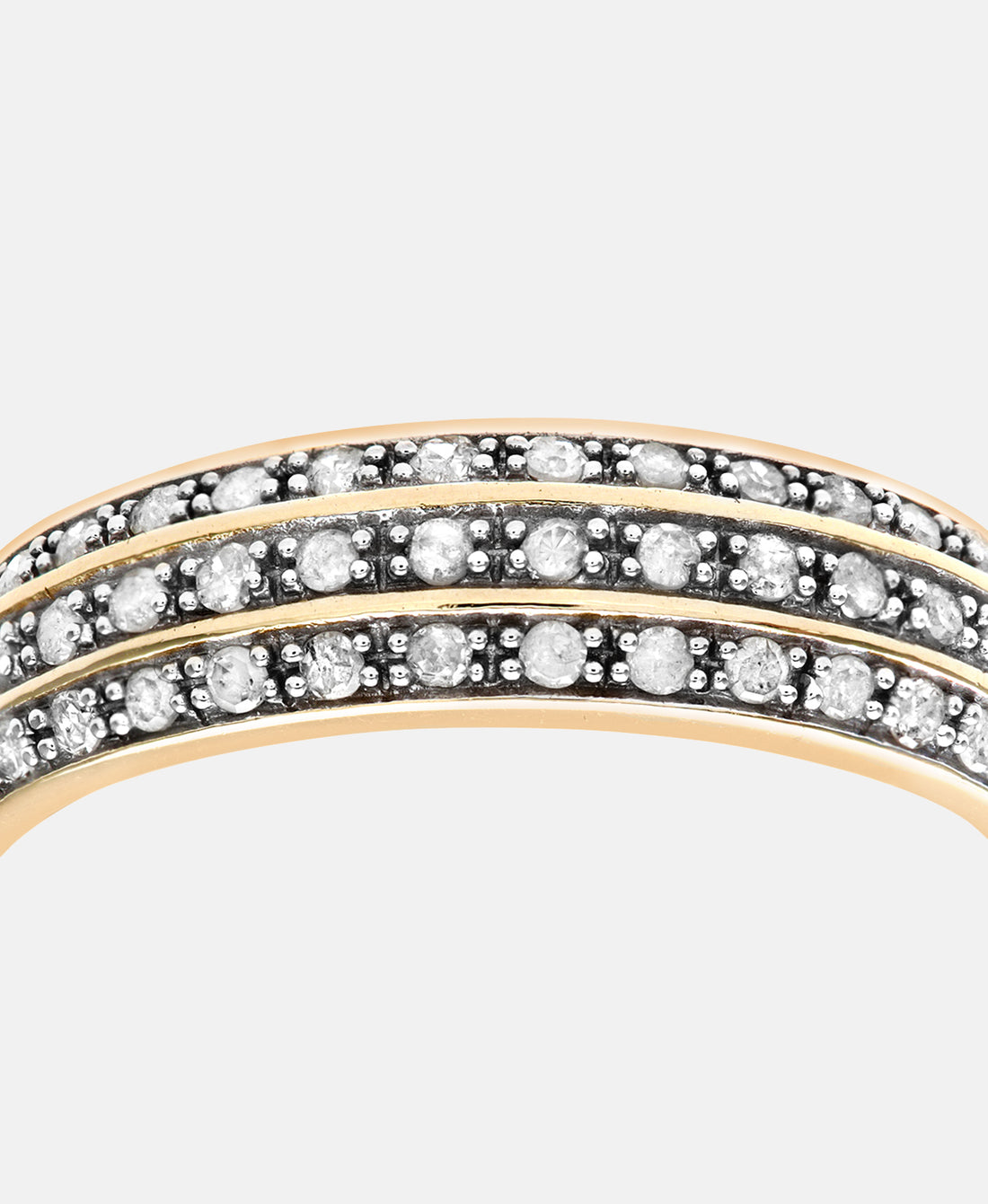 Eternity-Ring aus 375 Gelbgold mit 0.25 Karat Diamant