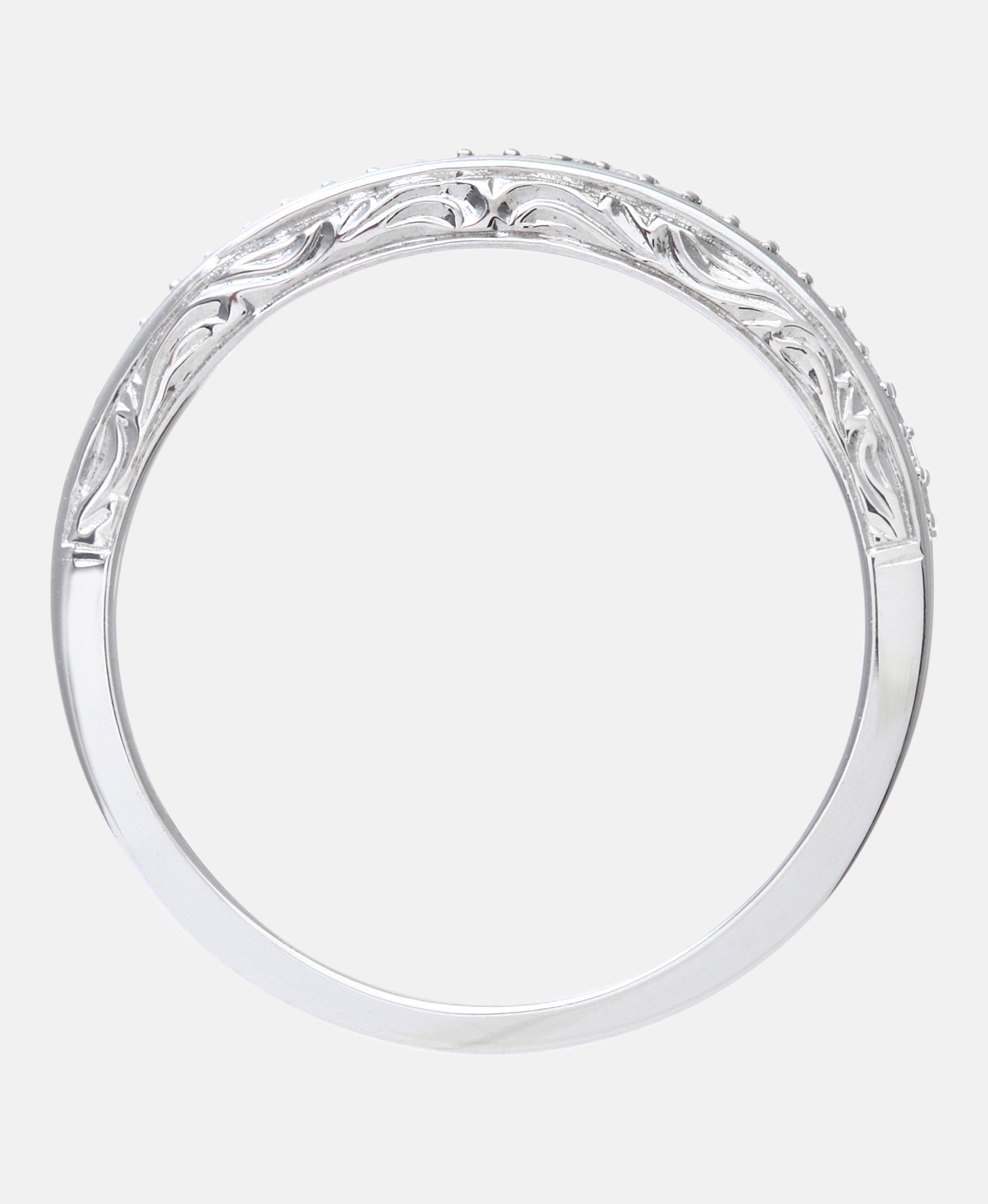 Eternity-Ring aus 375 Weißgold mit Diamant